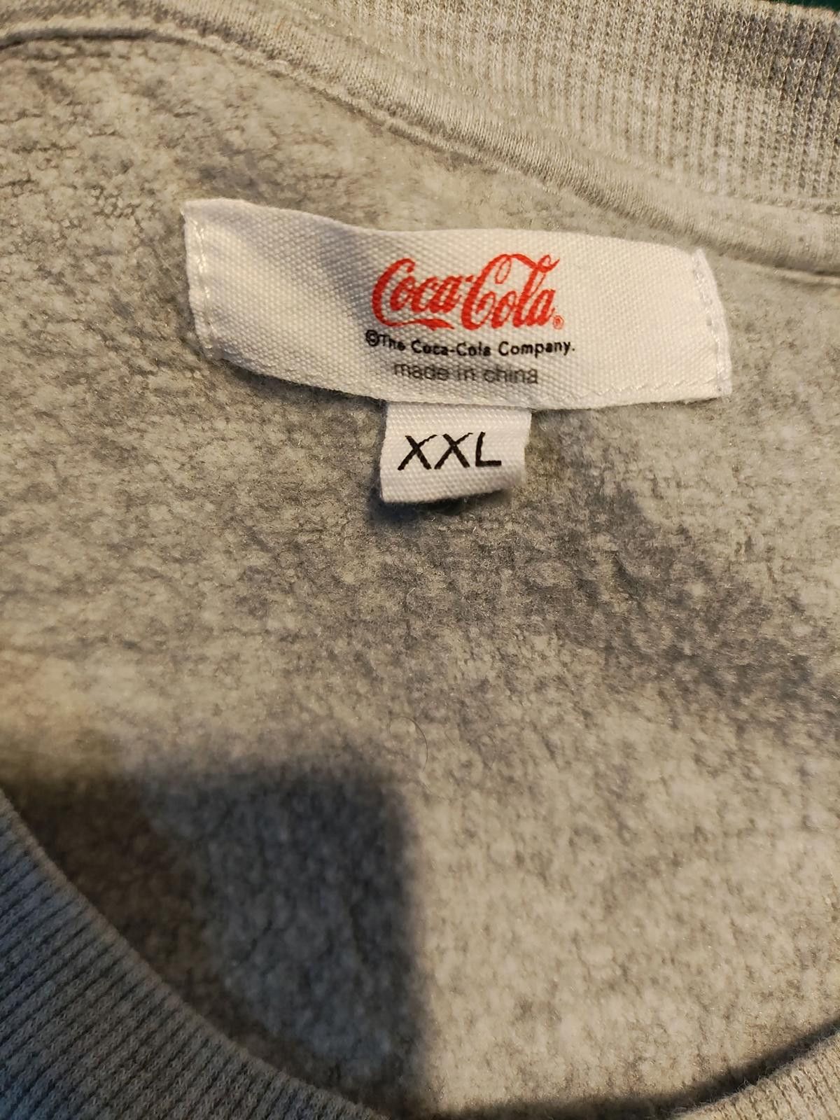 Coca Cola Coca-Cola Men's Grey Sweatshirt with Can and Bow Graphic XXL Size US XXL / EU 58 / 5 - 2 Thumbnail