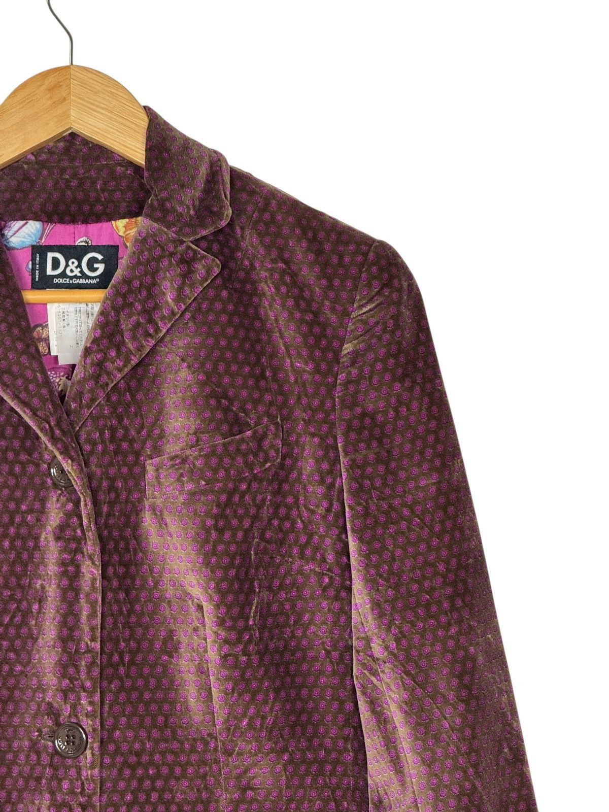 Dolce & Gabbana Dolce & Gabbana Polka Dots Butterfly Trench Coat Size XS / US 0-2 / IT 36-38 - 4 Thumbnail