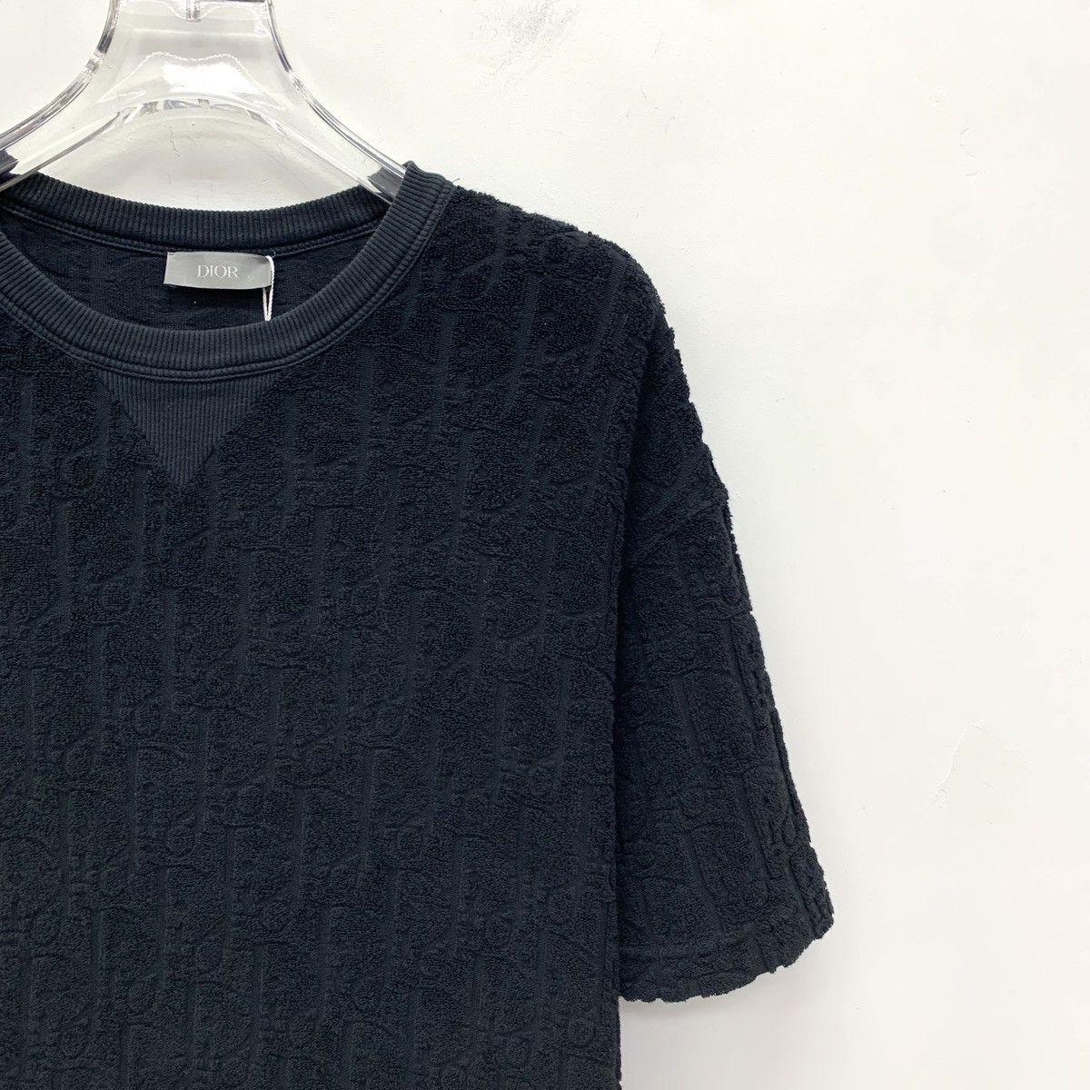 Dior Dior Black Monogram Towel Short Sleeve T-Shirt K26WX Size US S / EU 44-46 / 1 - 3 Thumbnail