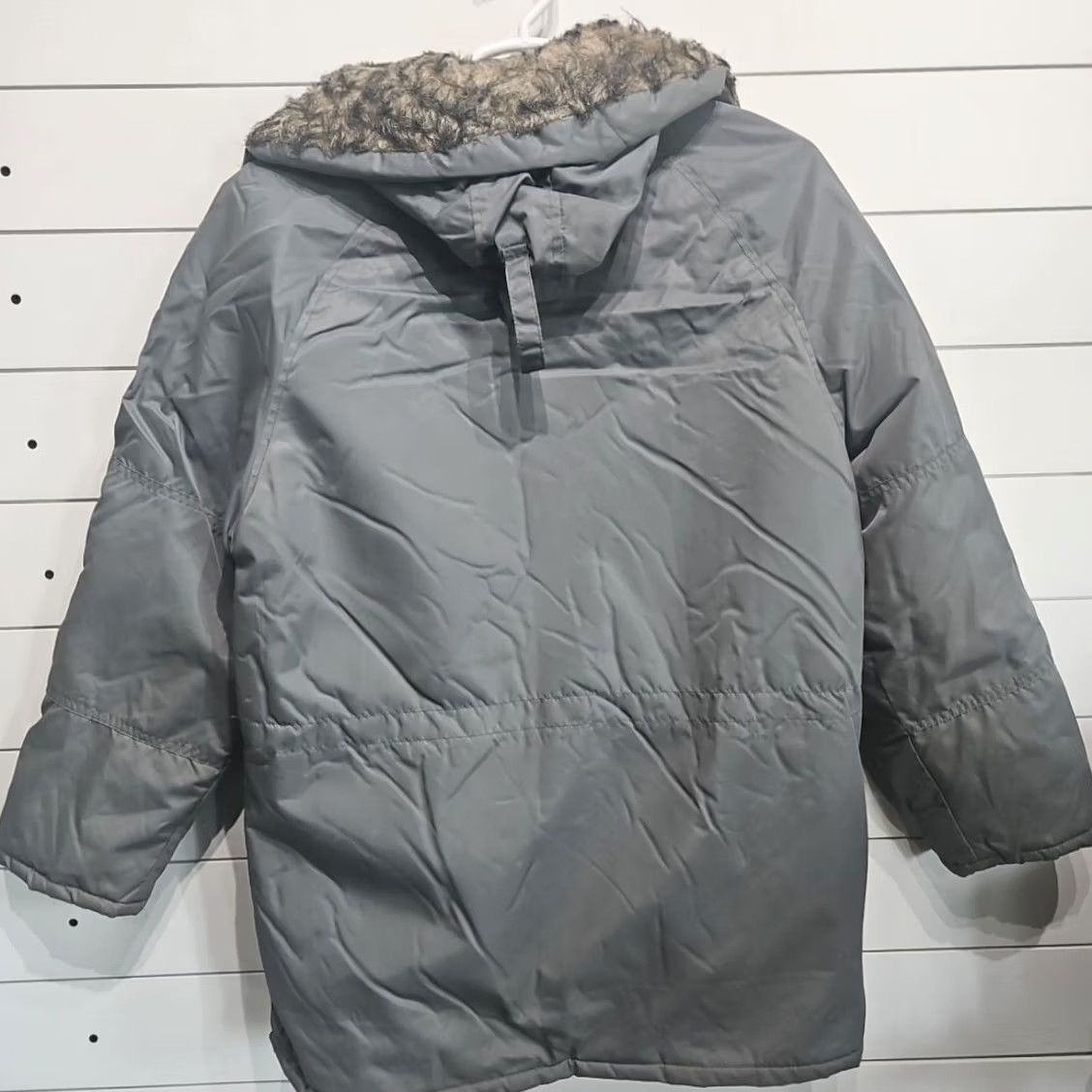 Vintage VINTAGE Kmart N3-B Army Green Satin Fur Trim Hooded Puffer Jacket Coat Mens Medium - Army Style Parka Coat Mens M Brown? Size US M / EU 48-50 / 2 - 7 Thumbnail