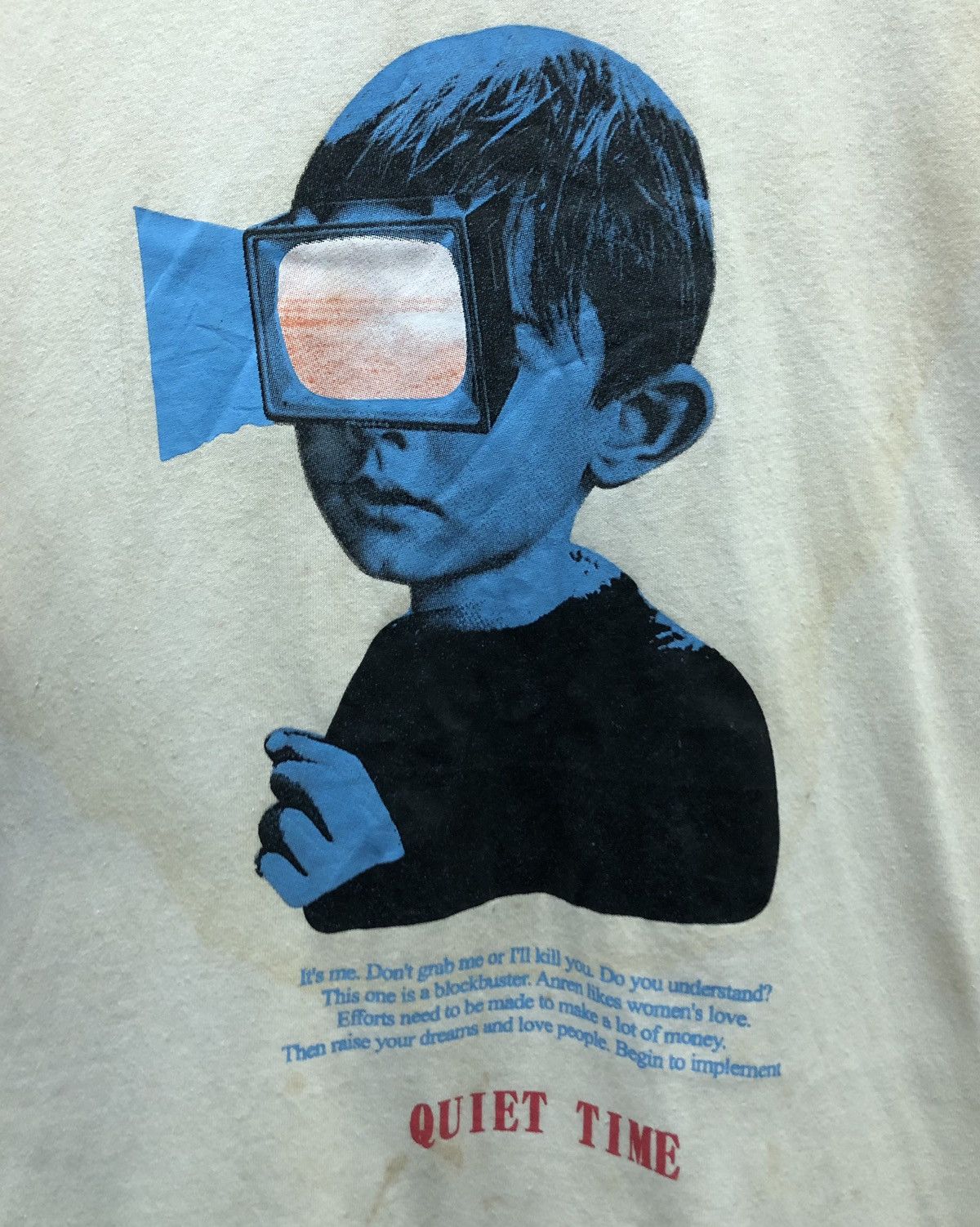 Vintage Vintage Quiet Time T-Shirt Size US M / EU 48-50 / 2 - 3 Thumbnail