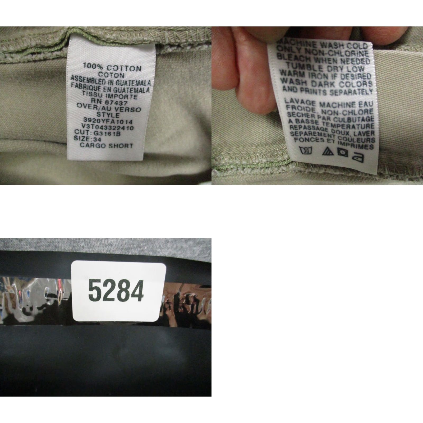 Polo Ralph Lauren VINTAGE Polo Ralph Lauren Cargo Shorts 34 Men Khaki Cotton Flat Front Outdoor 90s Mens Beige Classic Cargo Pocket Shorts Size US S / EU 44-46 / 1 - 8 Thumbnail