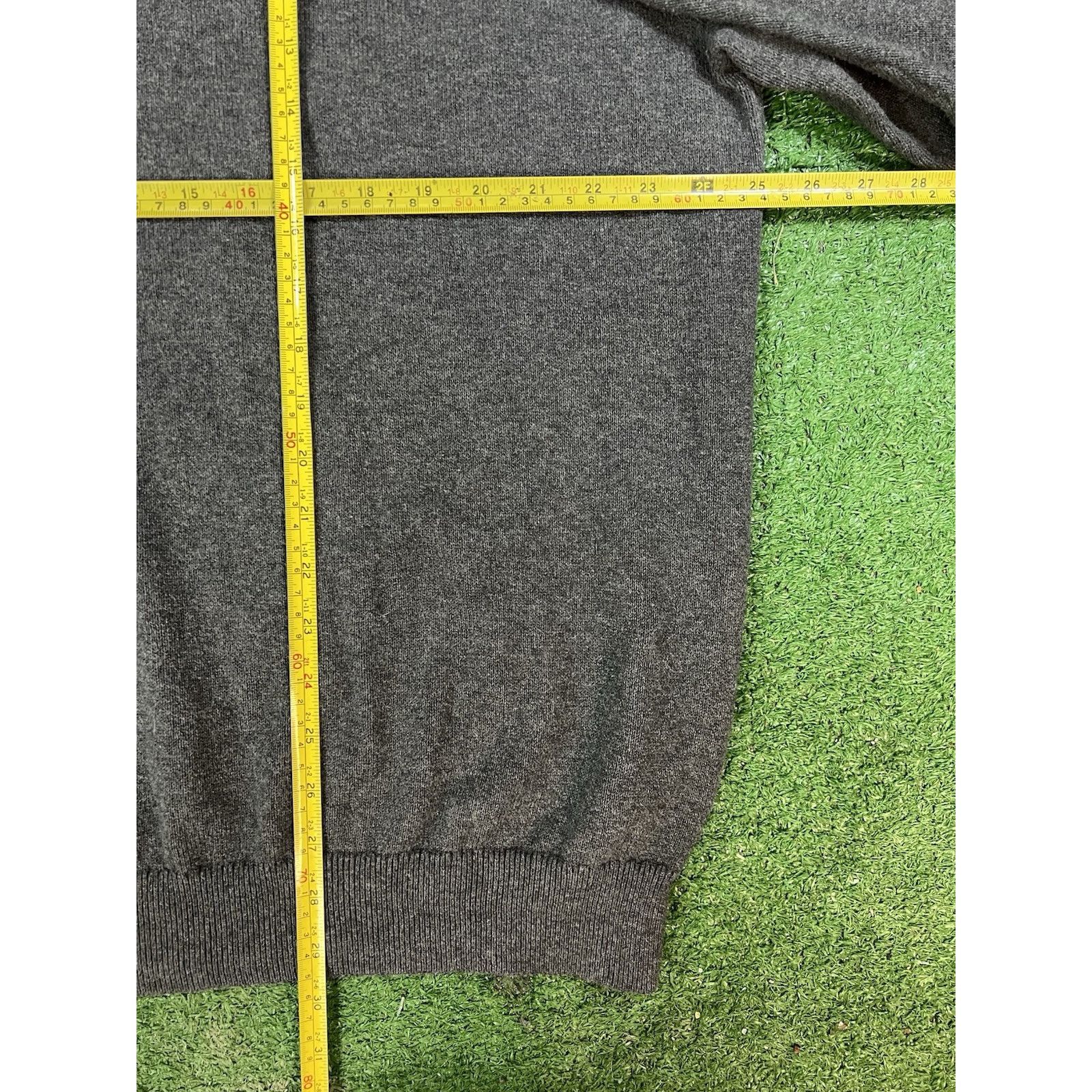 Vineyard Vines Vineyard Vines 1/4 Zip Cashmere Pullover Men XXL Gray Size US XXL / EU 58 / 5 - 5 Thumbnail