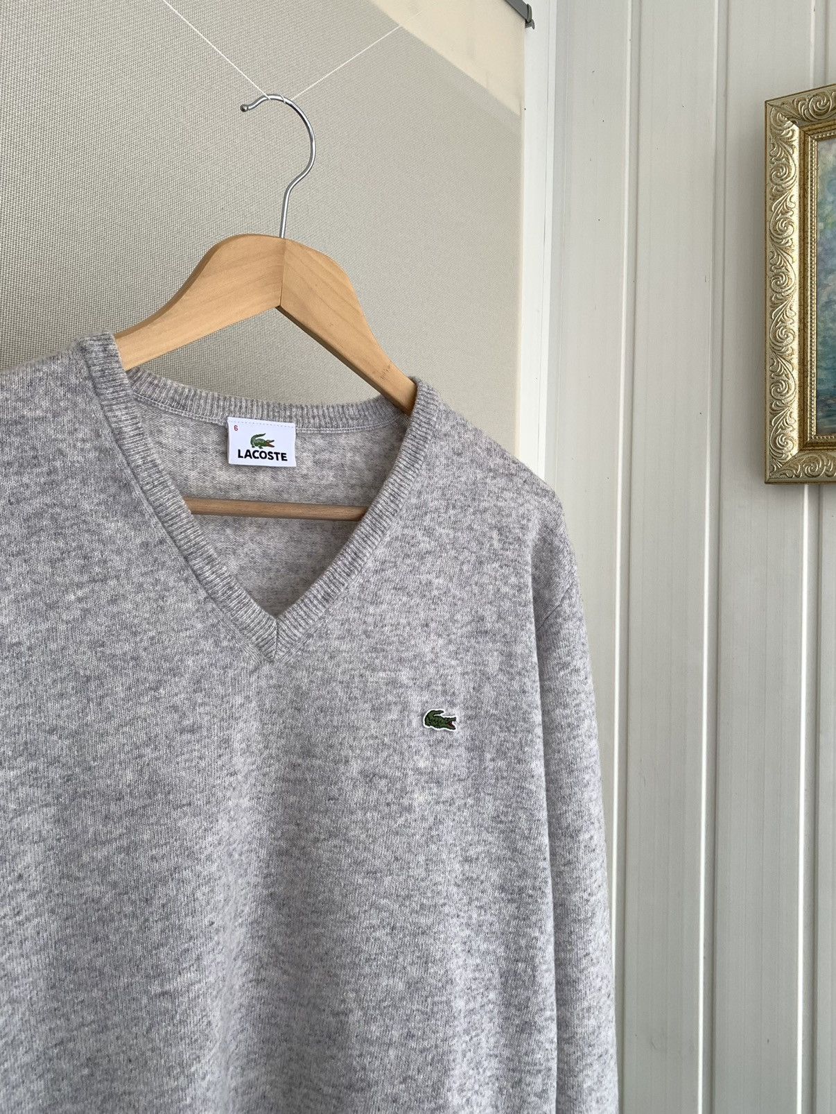 Lacoste Lacoste Vintage Wool Sweater Mens Jumper Size L Size US L / EU 52-54 / 3 - 3 Thumbnail