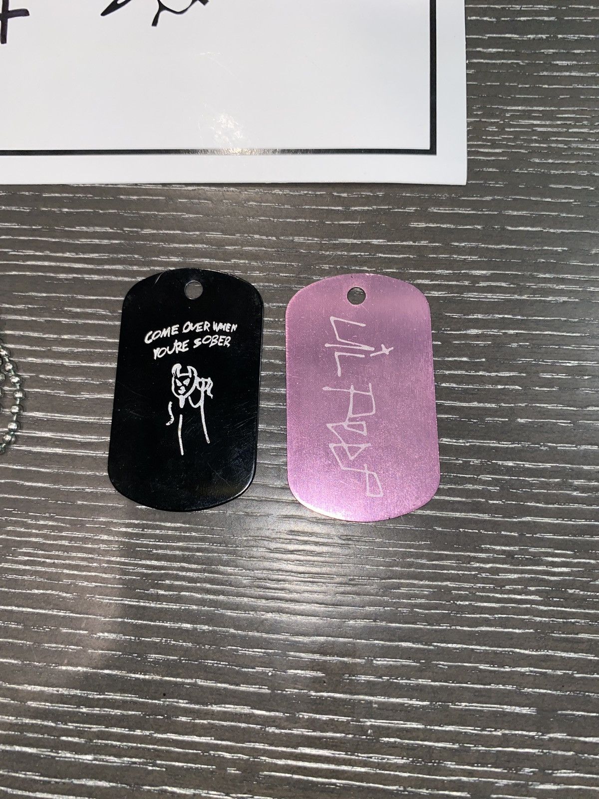 GOTHBOICLIQUE × Lil Peep COWYS 2 dog tags Size ONE SIZE - 4 Thumbnail