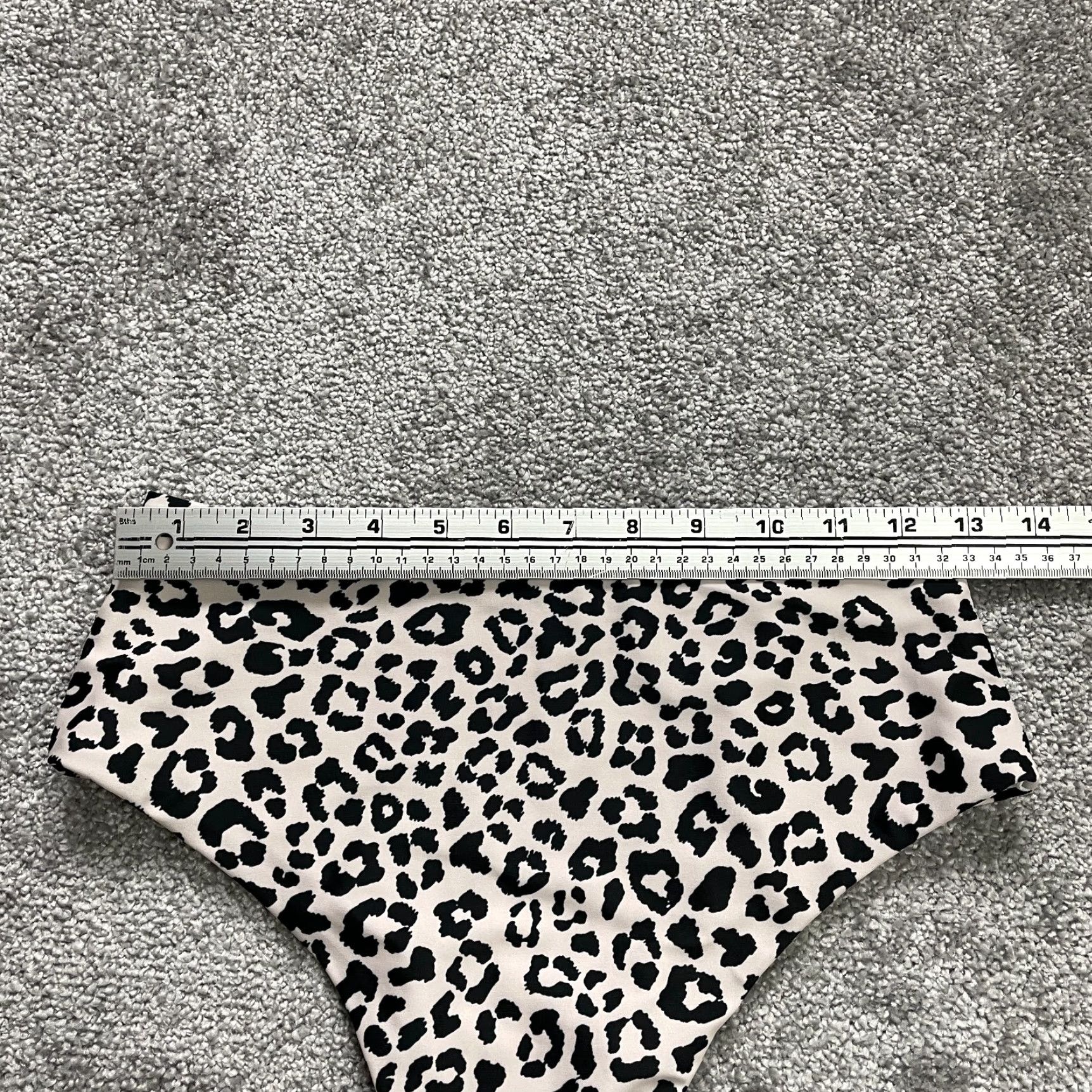 Vintage Unbranded Bikini Bottom Womens Small Leopard Animal Print High Rise Beach Pool Size 28" / US 6 / IT 42 - 5 Thumbnail