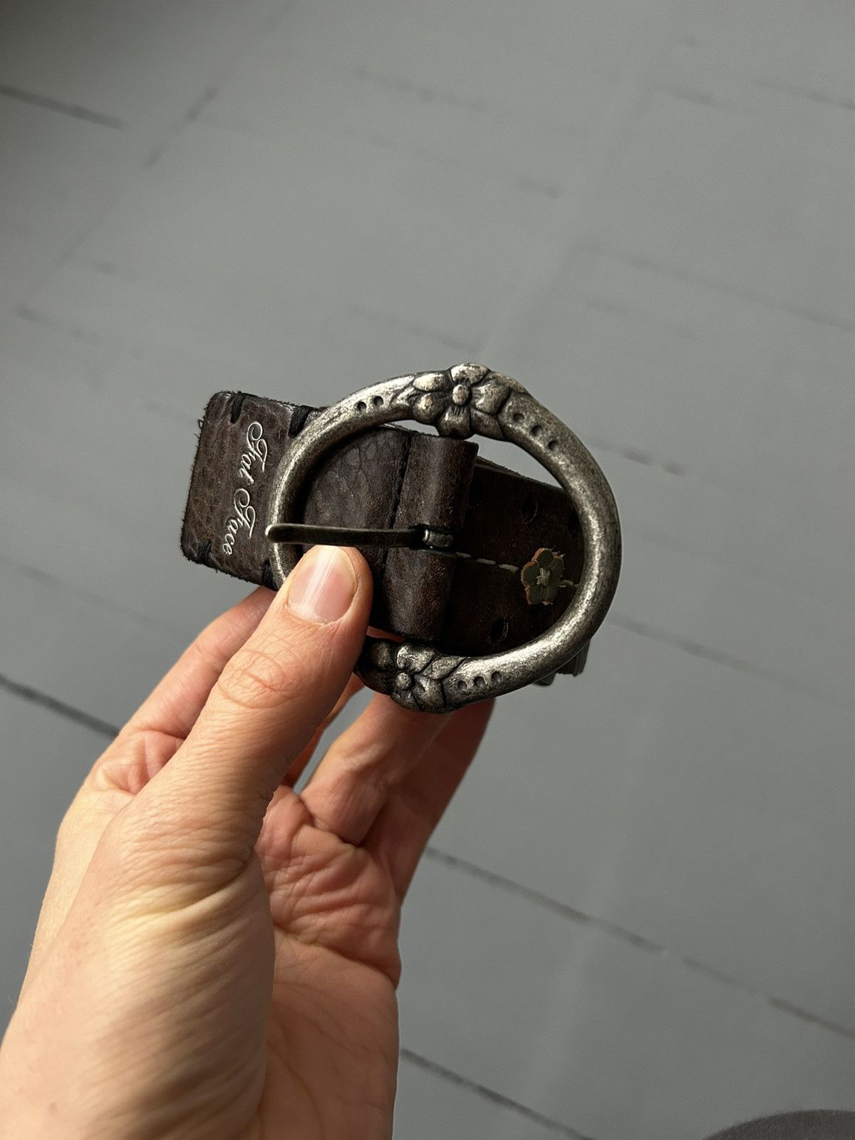 Japanese Brand Avantgarde leather belt Size ONE SIZE - 2 Thumbnail