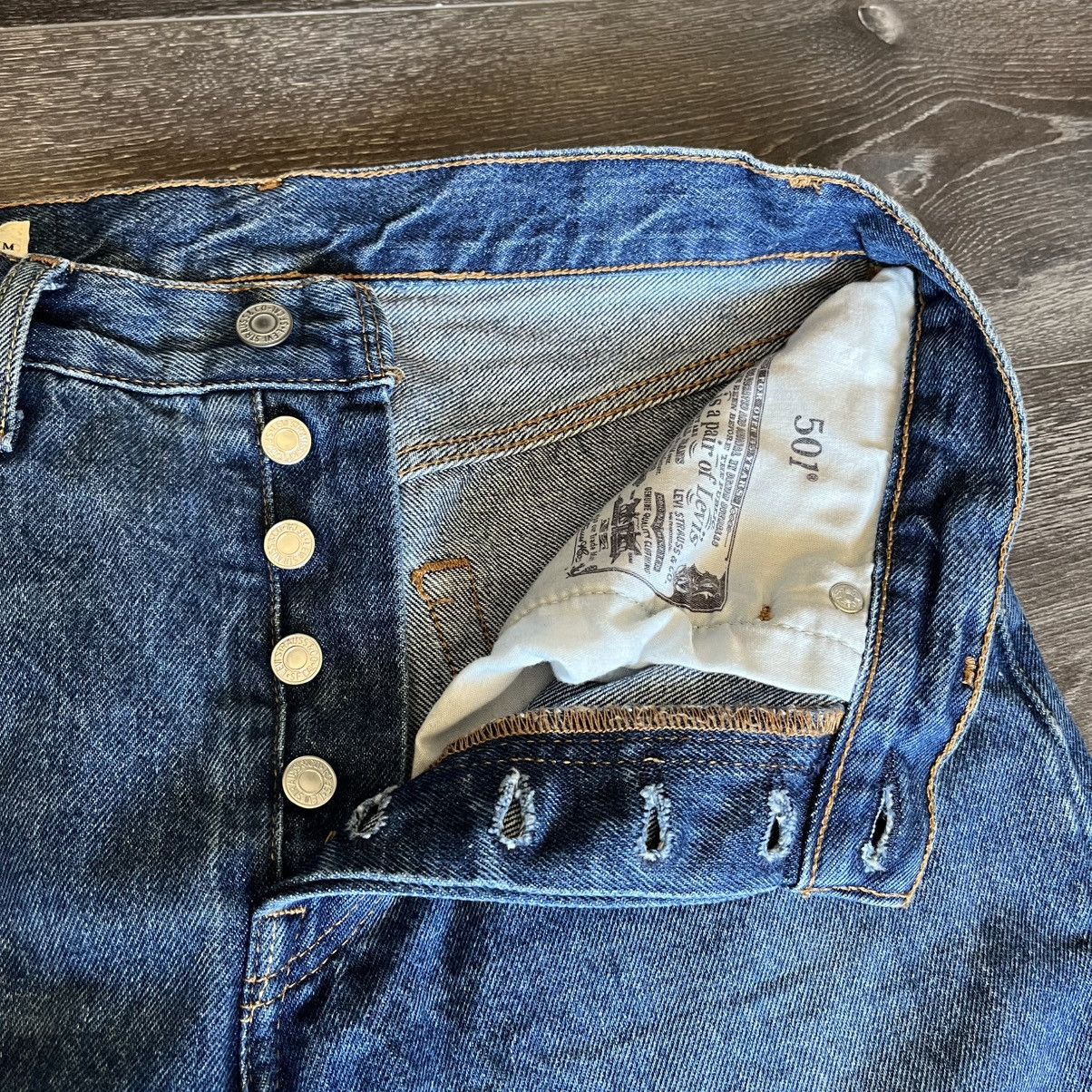 Levi's × Levi's Vintage Clothing × Vintage Vintage Levi’s 501 Big E Straight Leg Buttonfly Denim Jeans Size US 27 - 9 Thumbnail