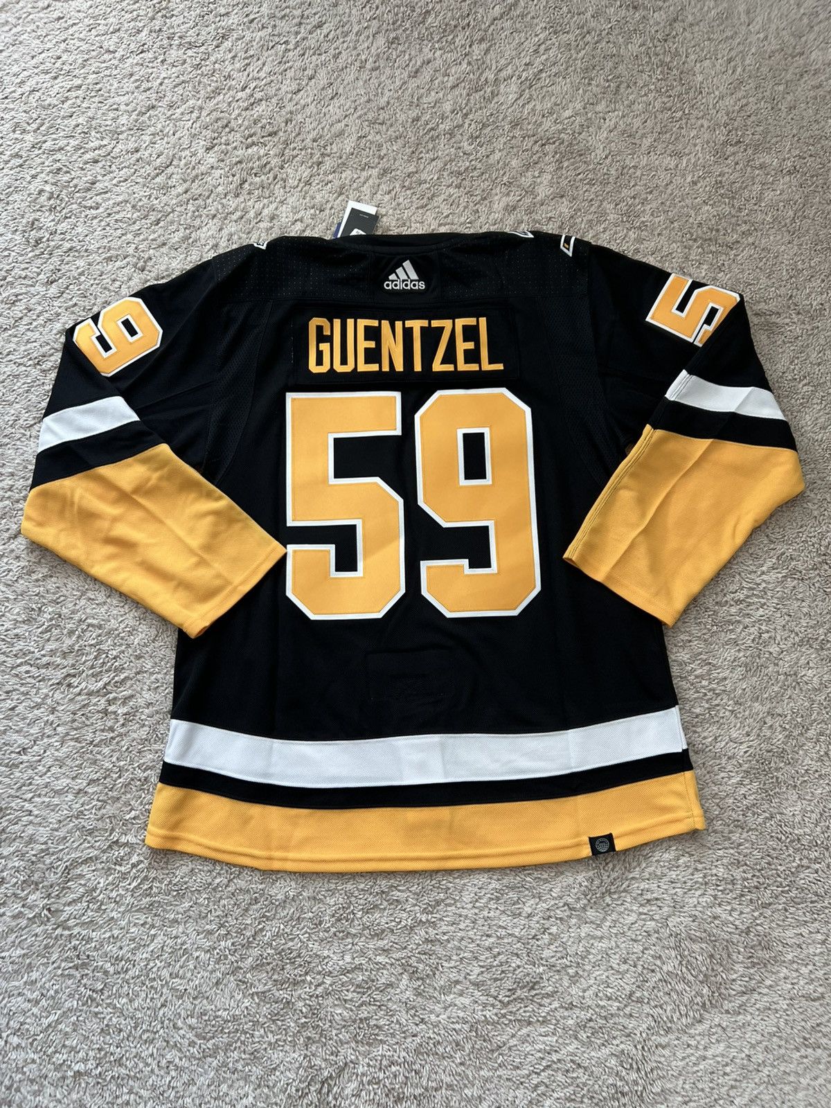 Adidas Adidas Authentic Jake Guentzel Pittsburgh Penguins Jersey Size US XL / EU 56 / 4 - 6 Thumbnail