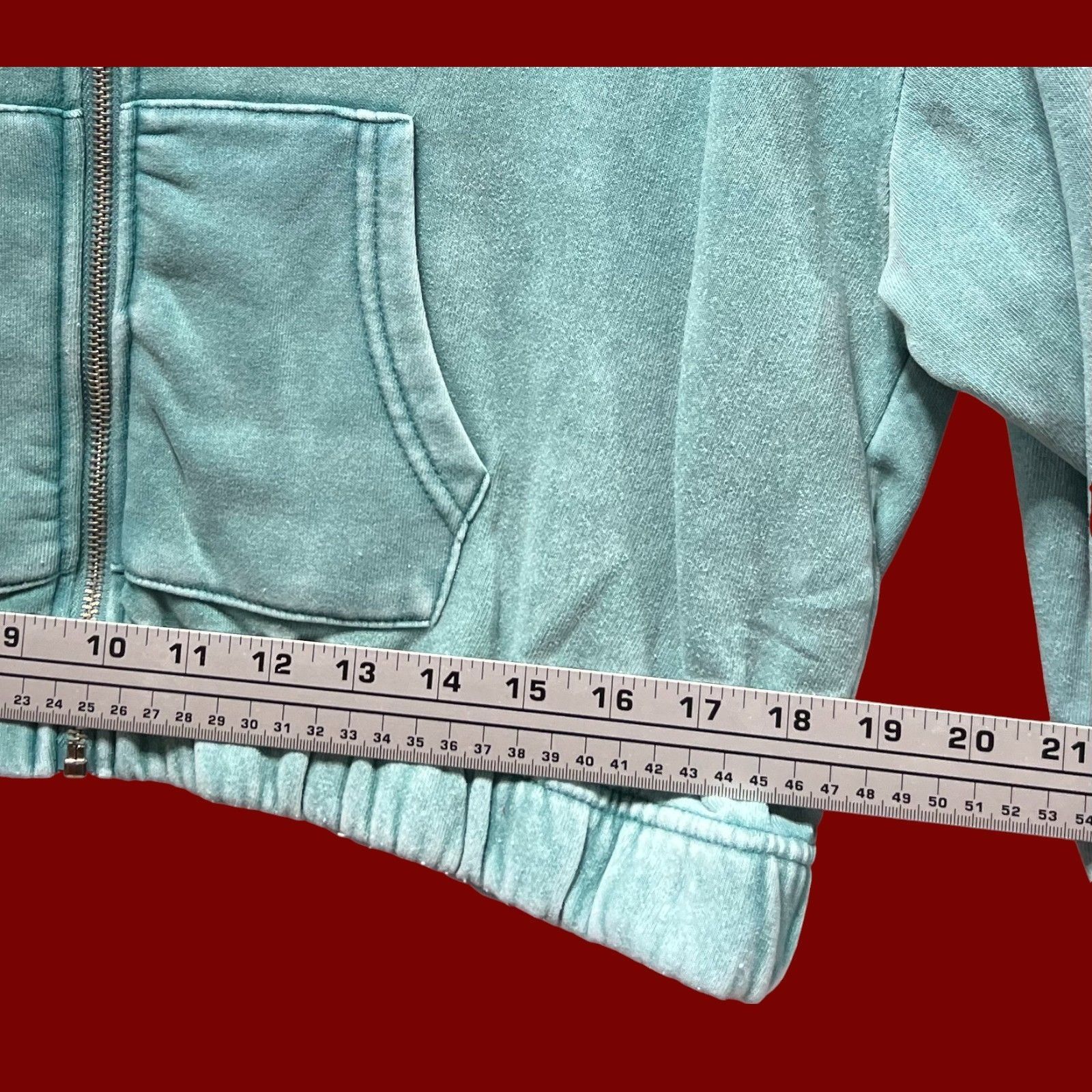 rue21 Rue 21 - Women's Long Sleeve Hooded Sweatshirt - Green - Ext Size XL / US 12-14 / IT 48-50 - 5 Thumbnail