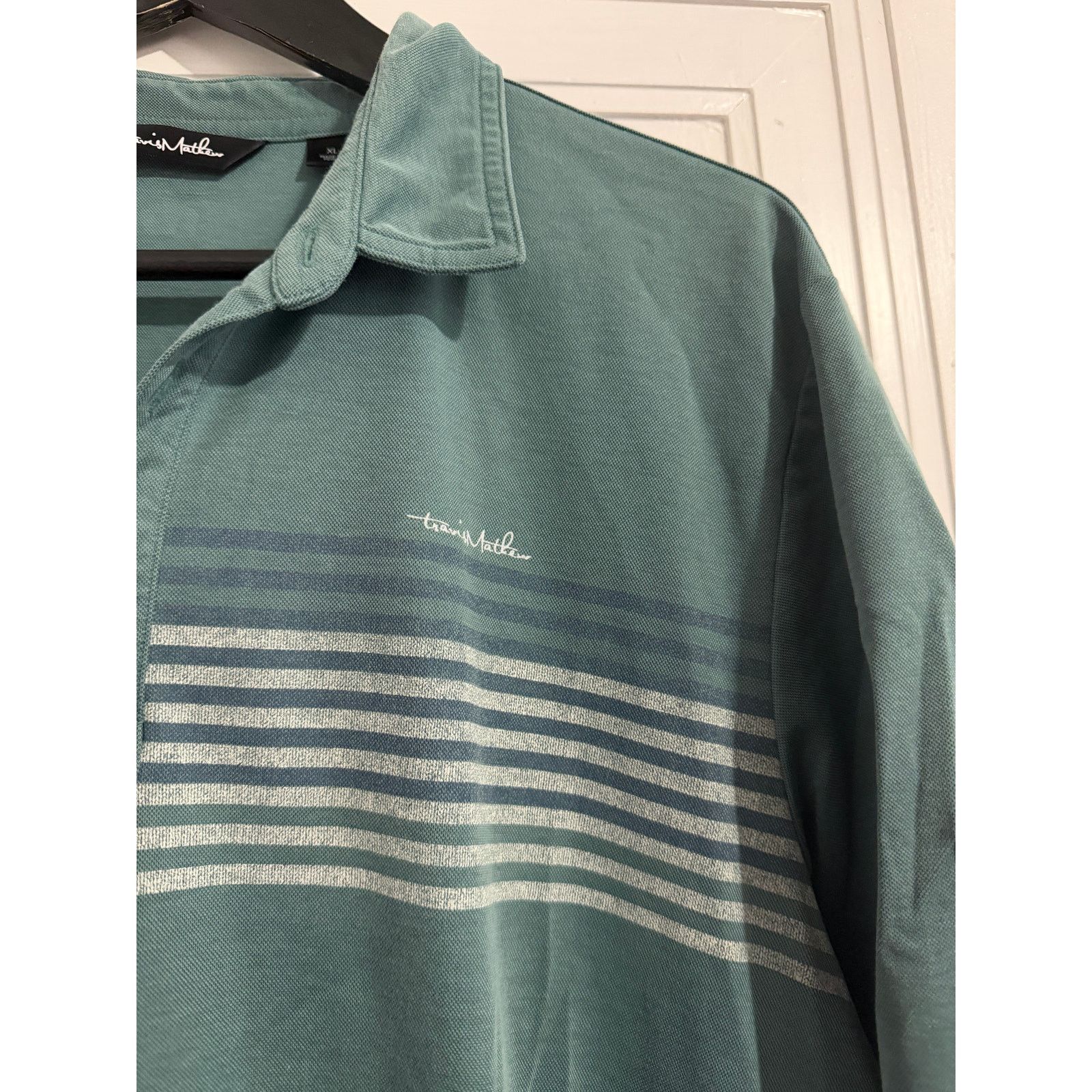 TravisMathew TravisMathew Green Golf Polo Men's Size XL Size US XL / EU 56 / 4 - 2 Thumbnail
