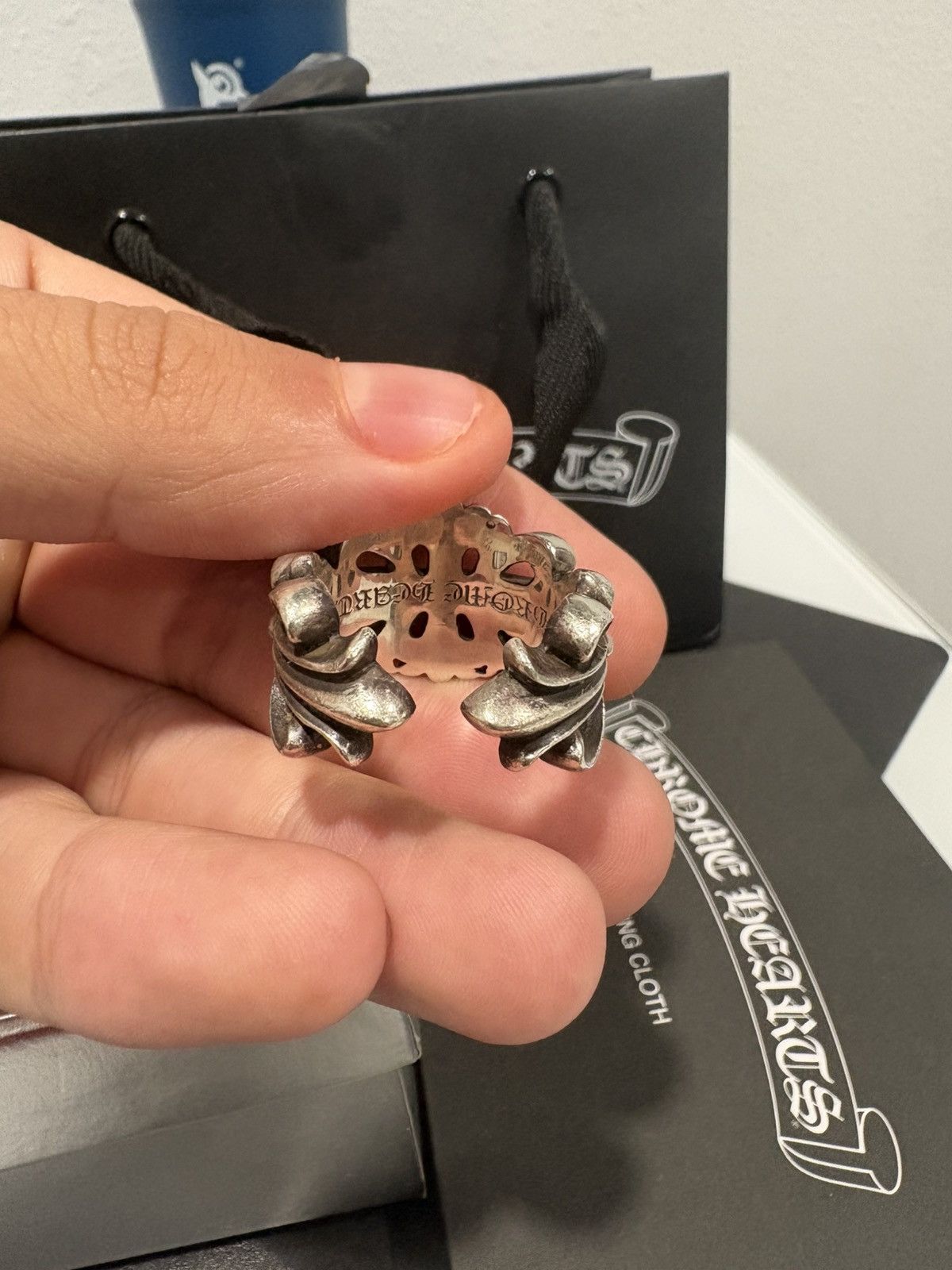 Chrome Hearts Chrome Hearts Double Floral Ring Size ONE SIZE - 3 Thumbnail