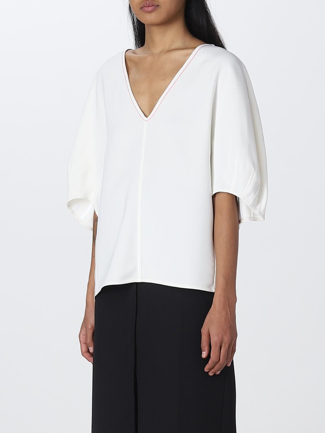 Marni o1y1125 Blouse in White Size XS / US 0-2 / IT 36-38 - 4 Thumbnail