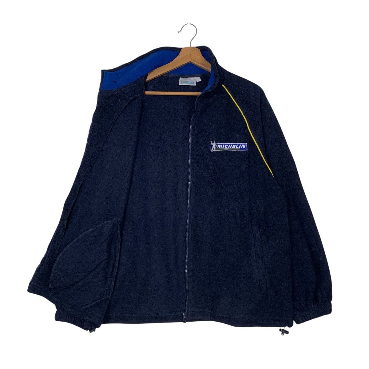Other Vintage MICHELIN Fleece Zipper Jacket #2929-C132 Size US L / EU 52-54 / 3 - 9 Thumbnail