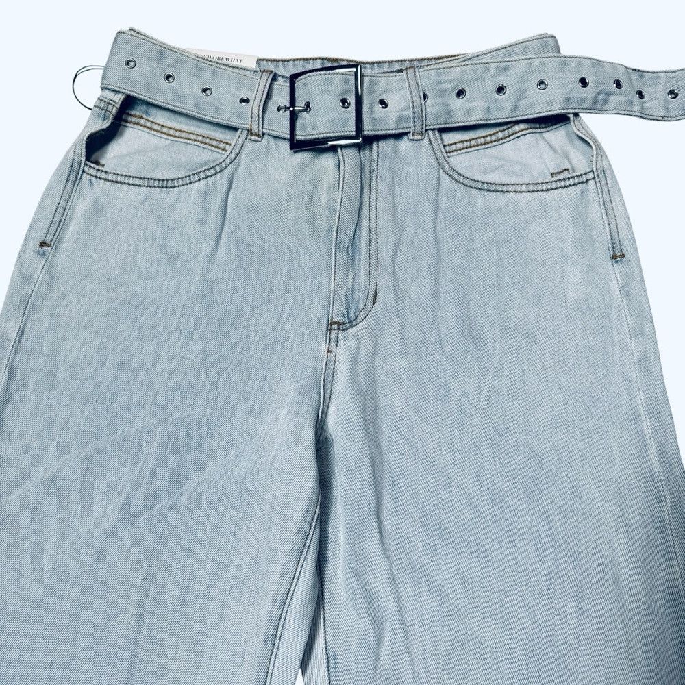WeWoreWhat NWT New $138 We Wore What Cutout Belted Straight Jeans Siz Size 28" / US 6 / IT 42 - 4 Thumbnail