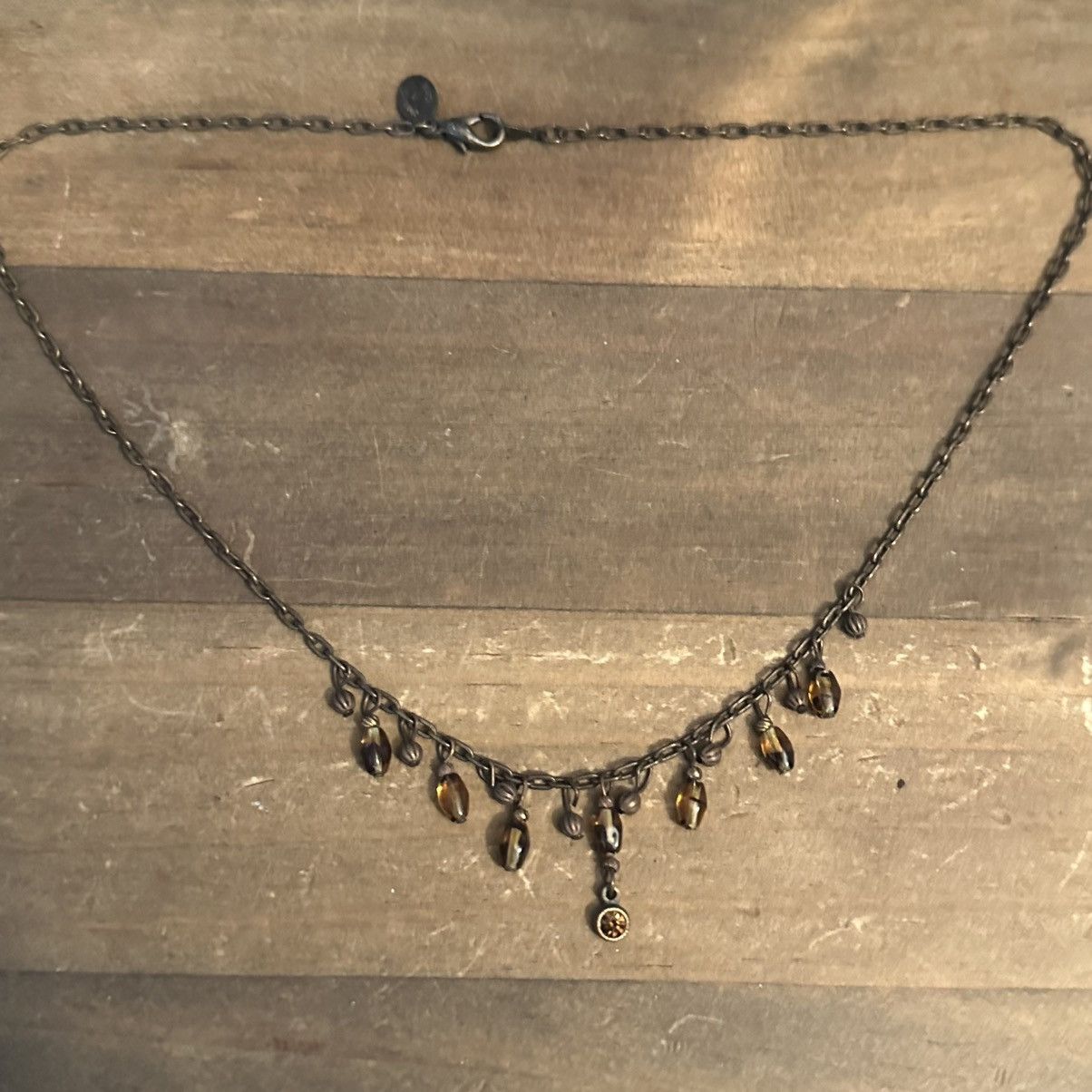 Vintage Vintage Robert Rose bronze tone dangle bead necklace Size ONE SIZE - 2 Thumbnail