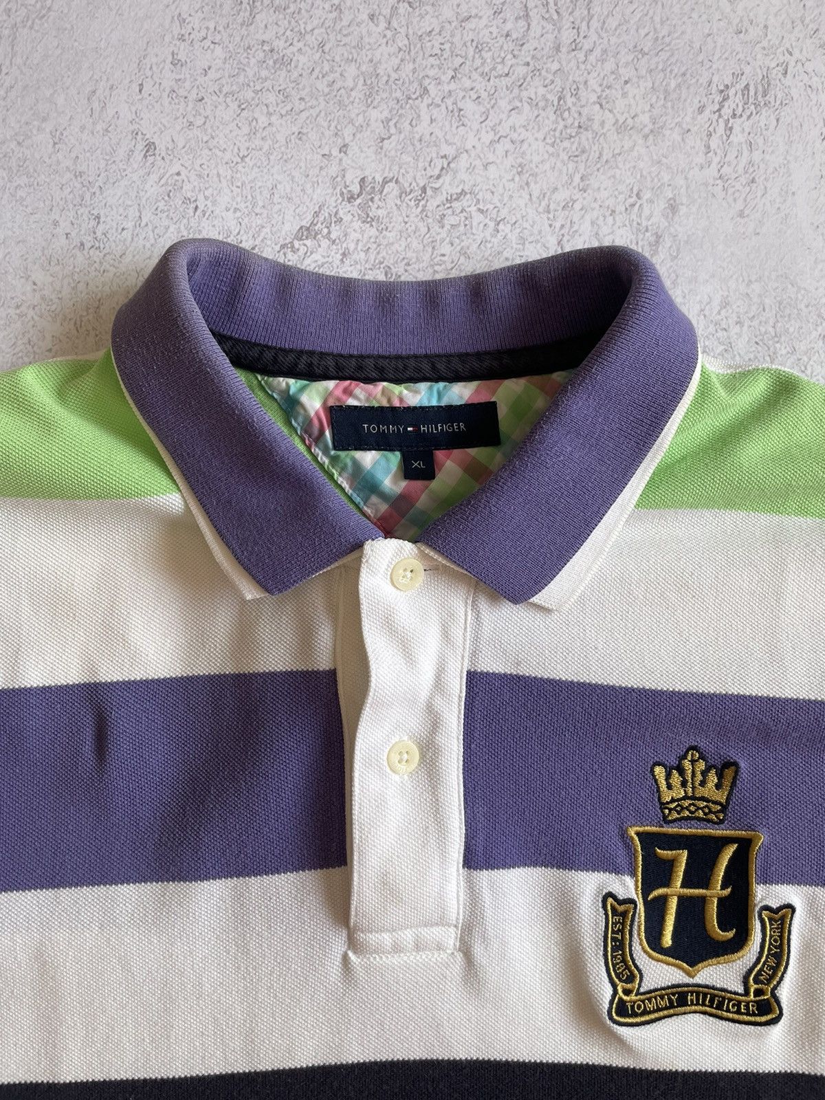 Tommy Hilfiger Tommy Hilfiger Vintage Polo T Shirt Rugby Y2K Size US XL / EU 56 / 4 - 4 Thumbnail
