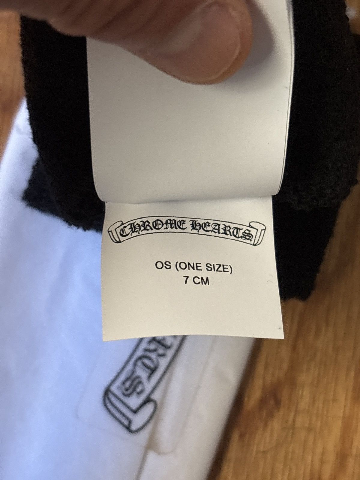 Chrome Hearts Chrome hearts black leather cross patch sweatband Size ONE SIZE - 3 Thumbnail