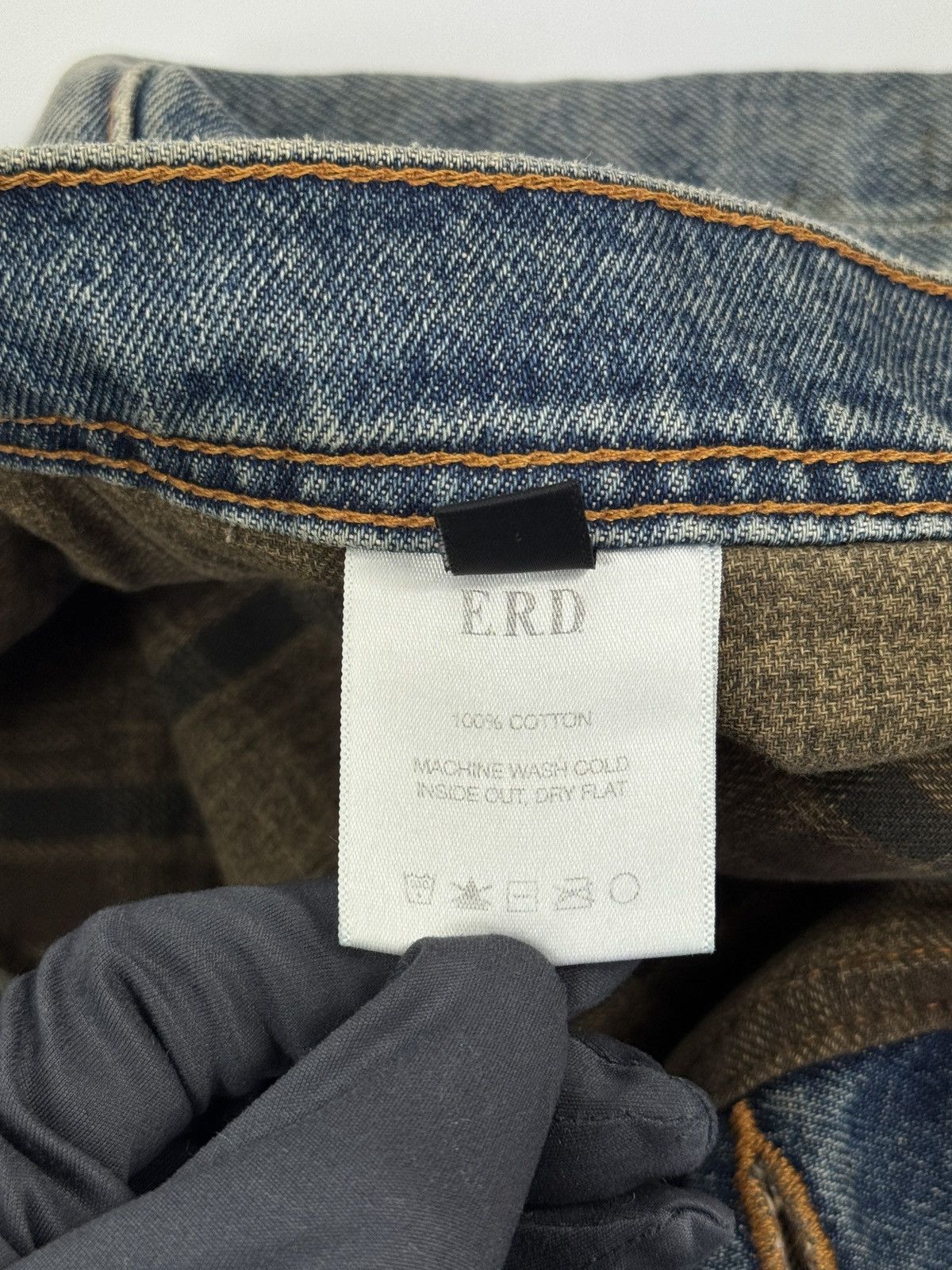 Enfants Riches Deprimes DISTRESSED DOUBLE LINED WINTER DENIM JEANS SIZE: 30 fits 32 Size US 30 / EU 46 - 10 Thumbnail