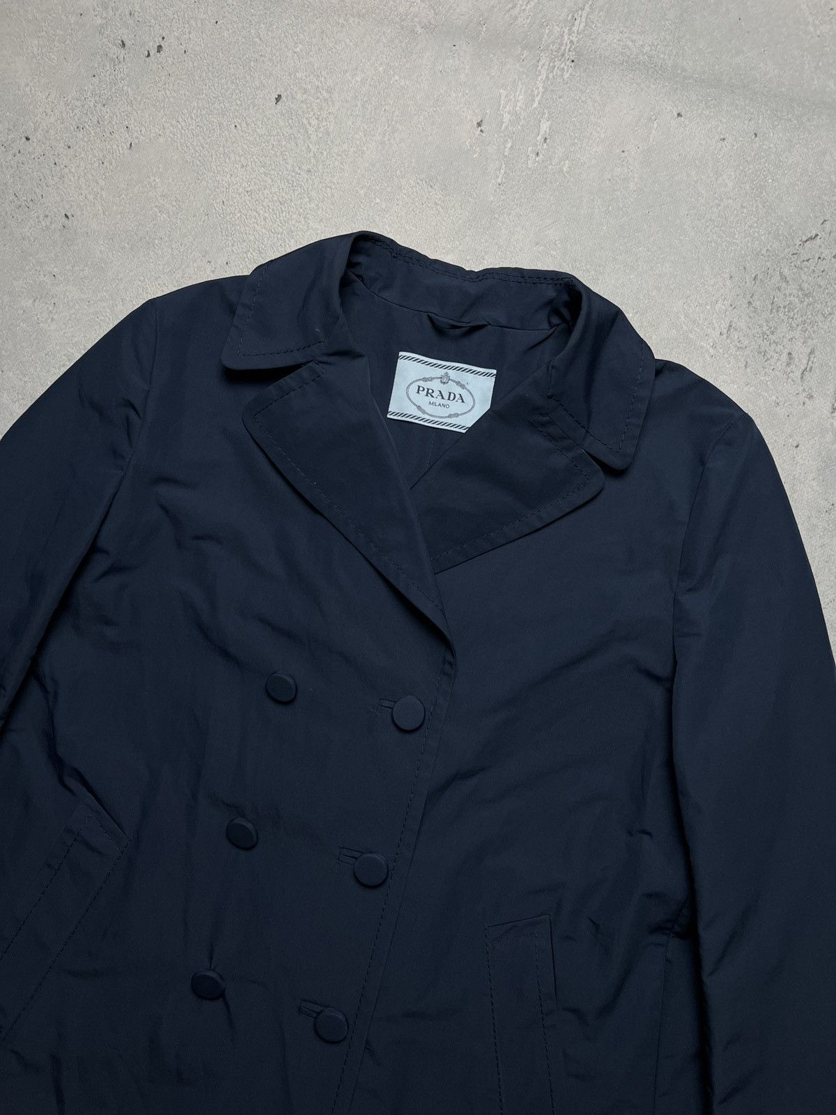 Prada Classic Prada Rain Trench Coat Double-Breasted Rare Blazer Size S / US 4 / IT 40 - 11 Thumbnail