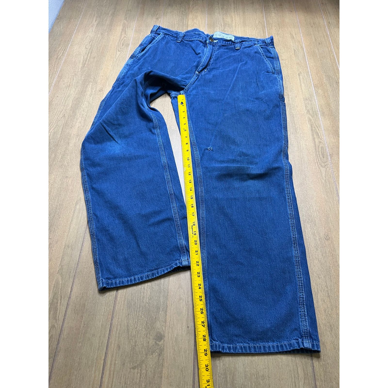 Carhartt Vintage Carhartt Jeans Mens 36x30 Carpenter Dungaree Distres Size US 36 / EU 52 - 6 Thumbnail
