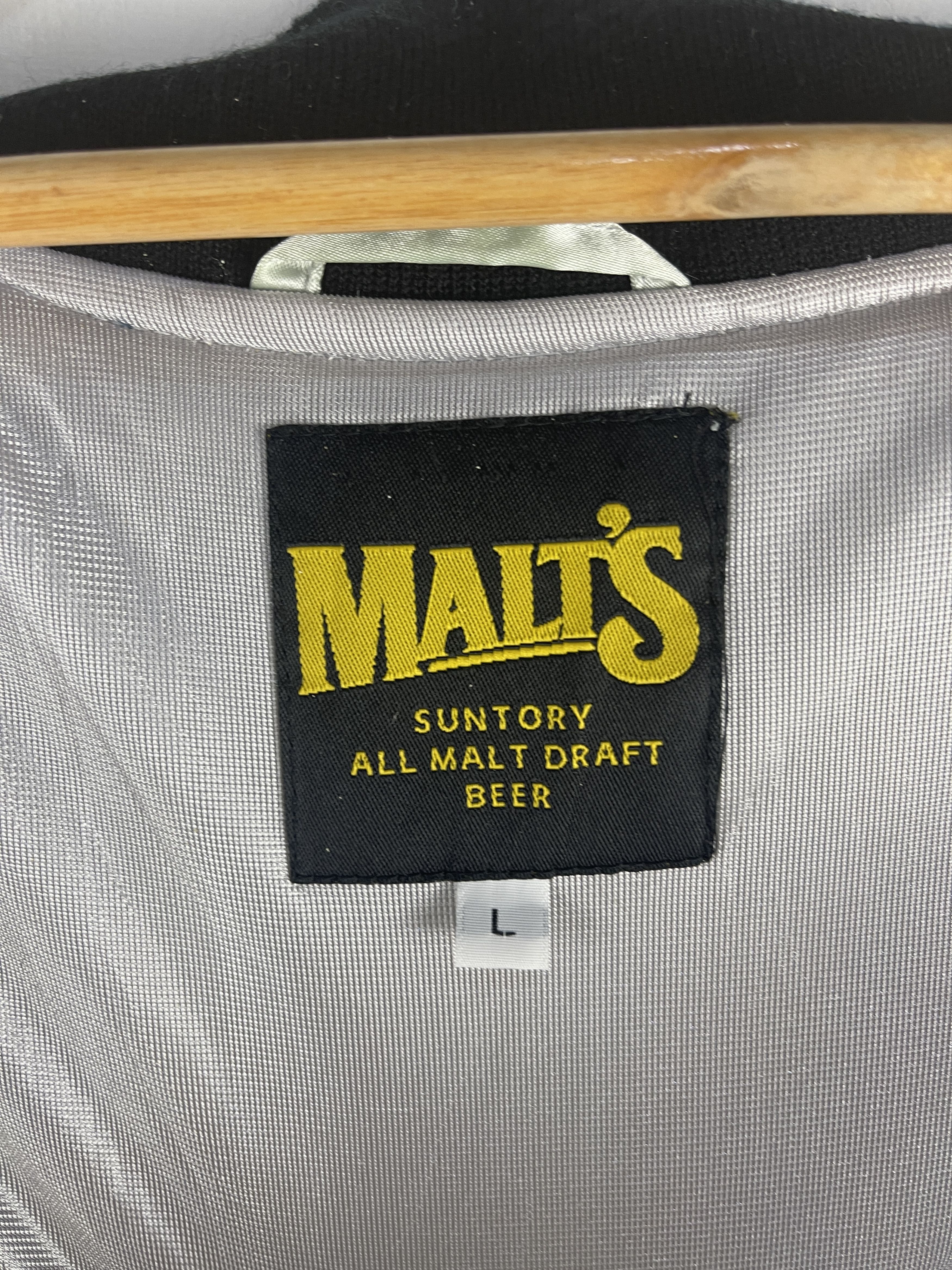 Vintage Malt's Baseball Suntory Varsity Jacket
