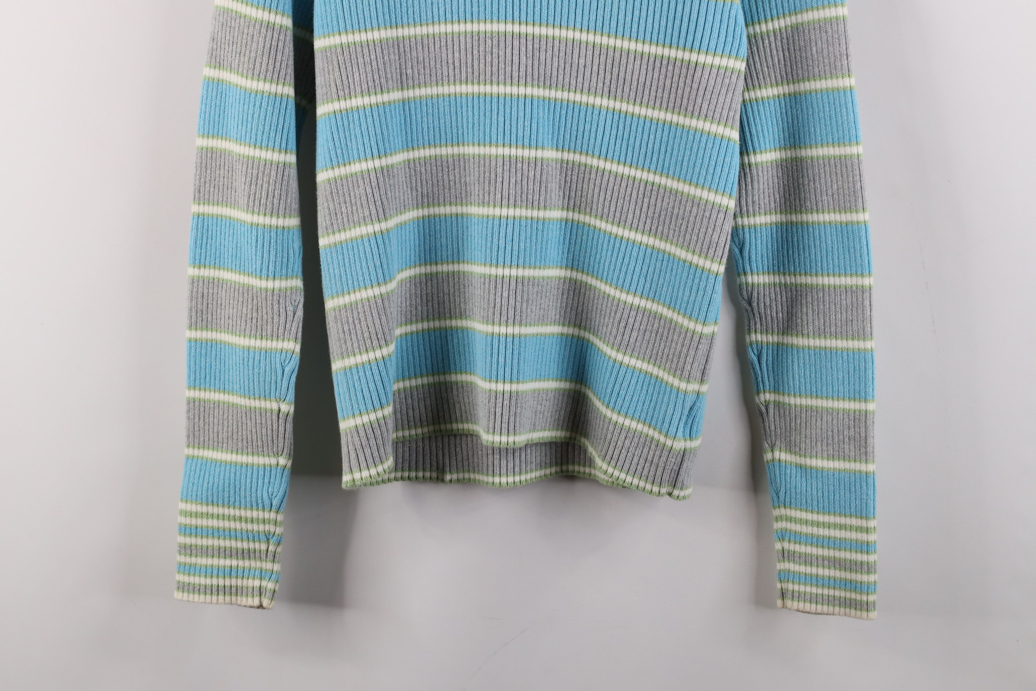 Eddie Bauer × Vintage Vintage Eddie Bauer Ribbed Knit Stretch Turtleneck Sweater Size M / US 6-8 / IT 42-44 - 3 Thumbnail