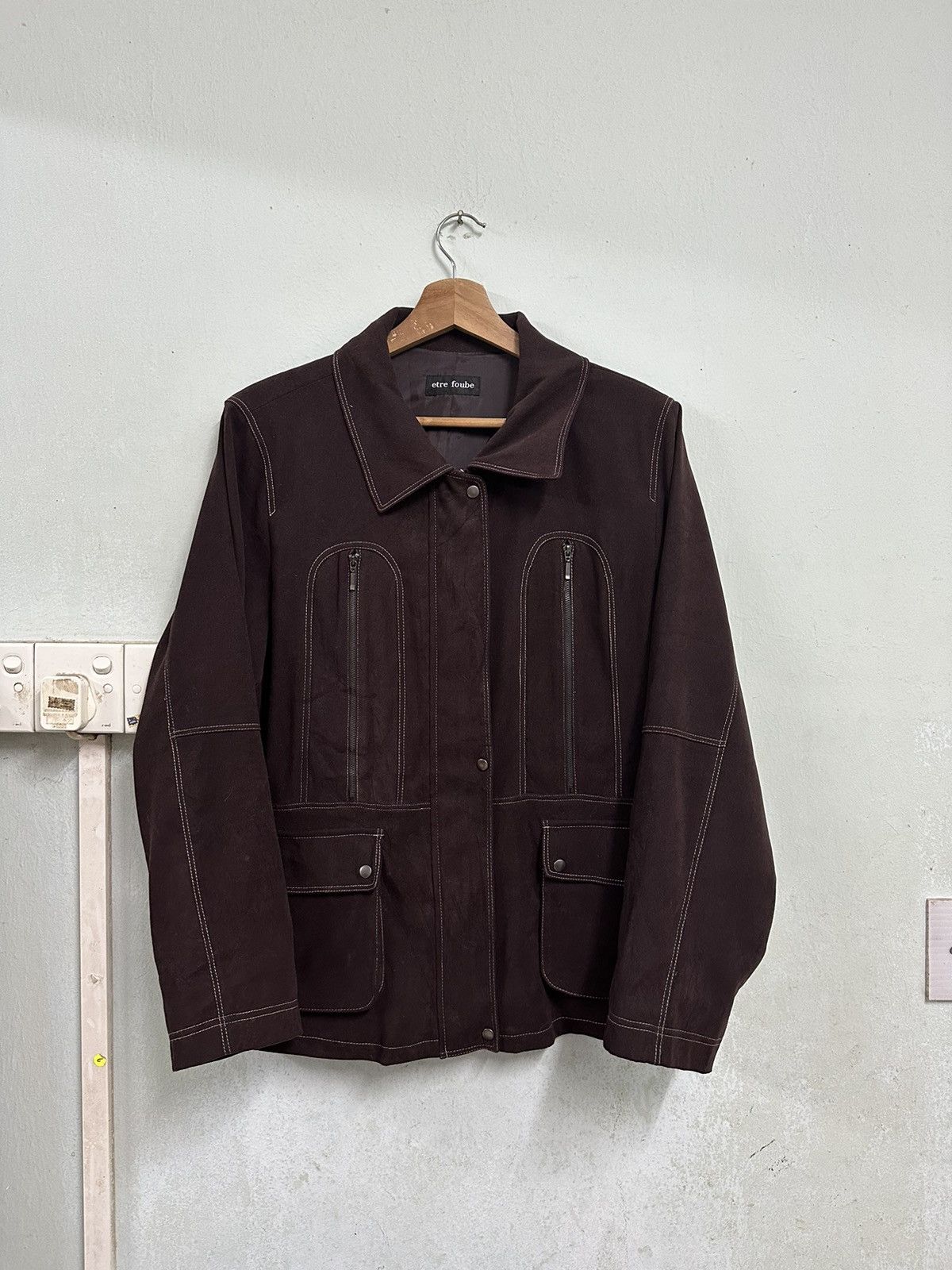 Japanese Brand 👹Vintage Etre Furbe Rare Design Utility Jacket Size US M / EU 48-50 / 2 - 2 Thumbnail