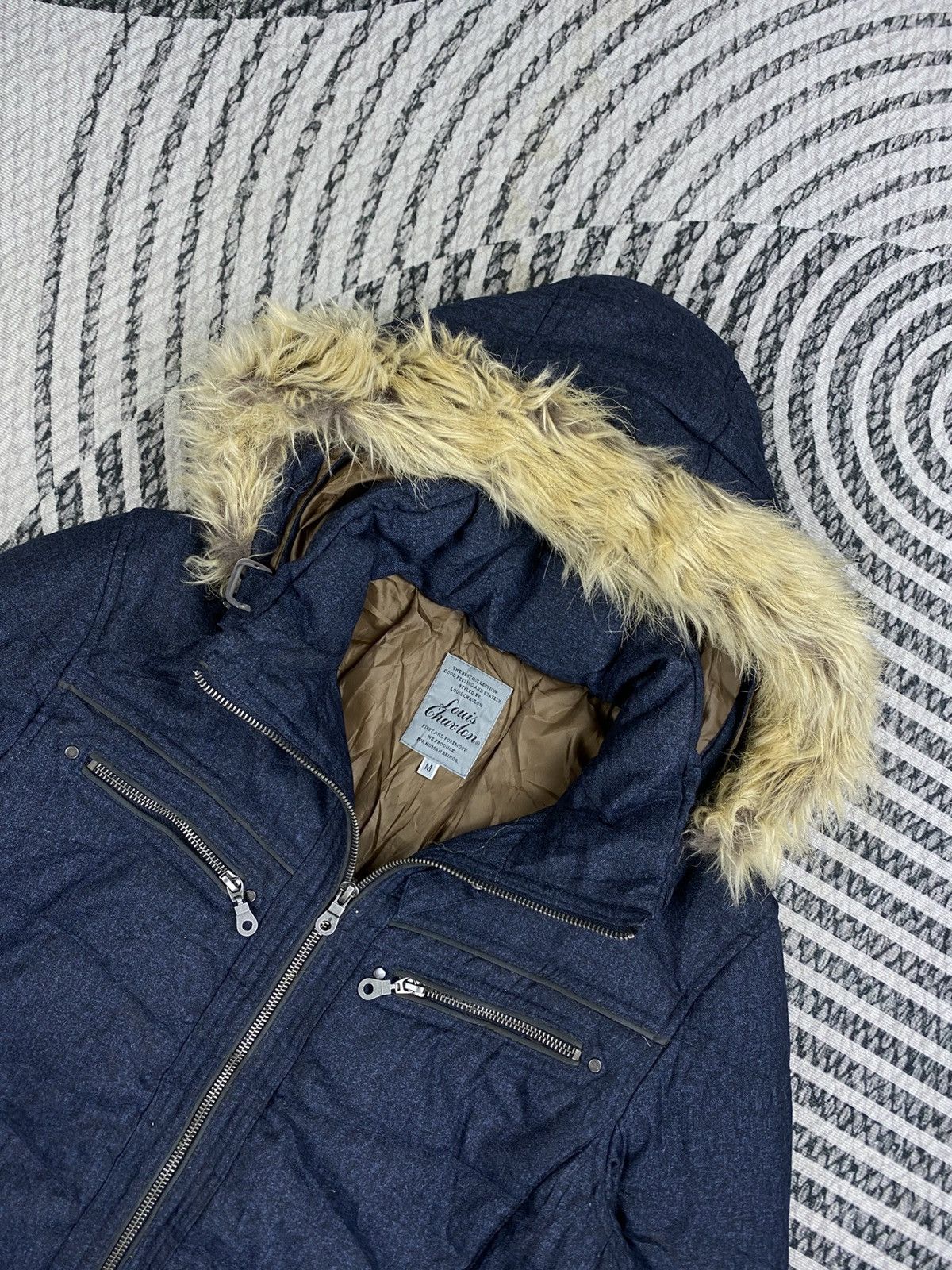 Japanese Brand Vintage Louis Chavlon Puffer Style Faux Fur Parka Size US M / EU 48-50 / 2 - 7 Thumbnail