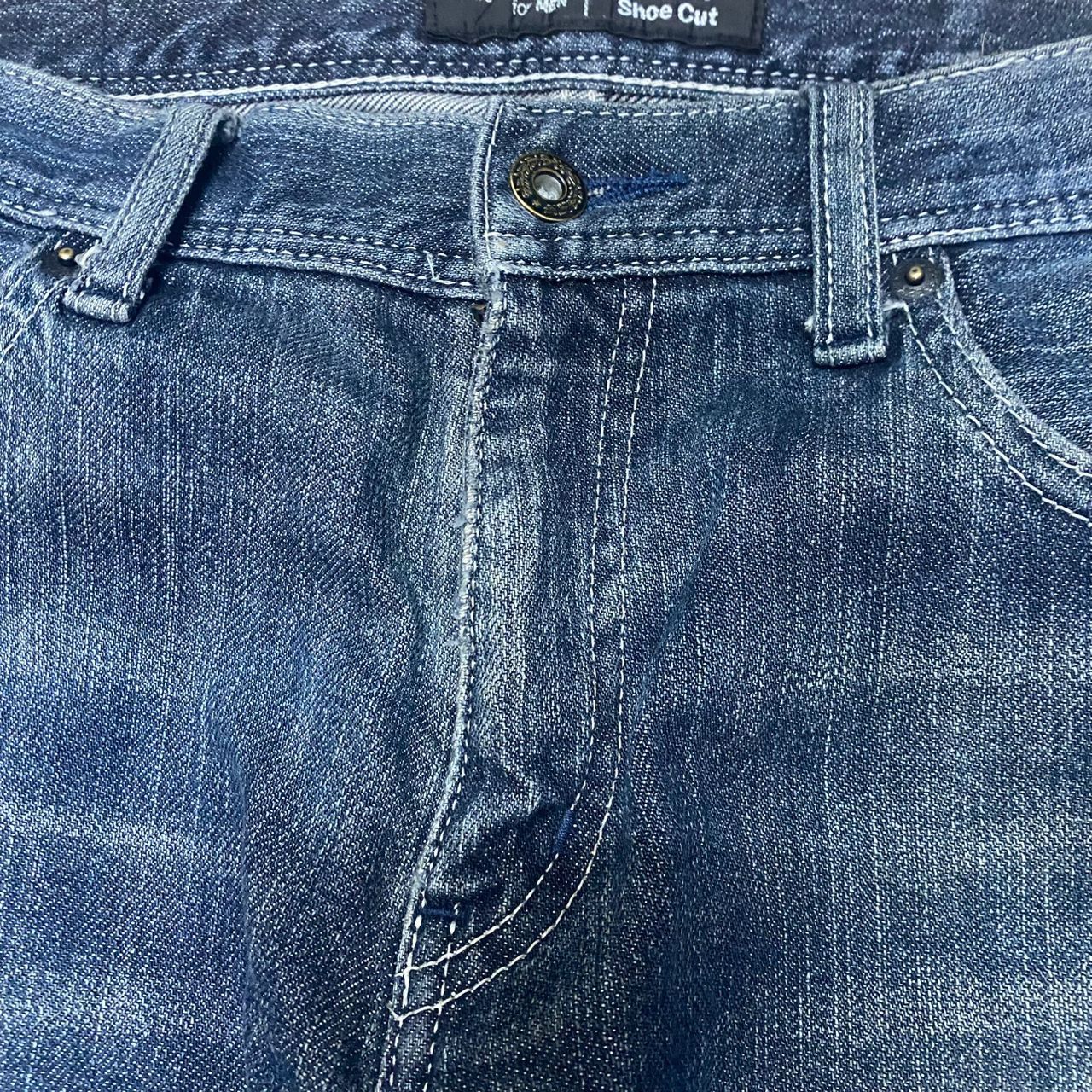 Uniqlo Vintage Uniqlo Jeans Slim Fit Shoe Cut Distressed Denim Size US 32 / EU 48 - 7 Thumbnail