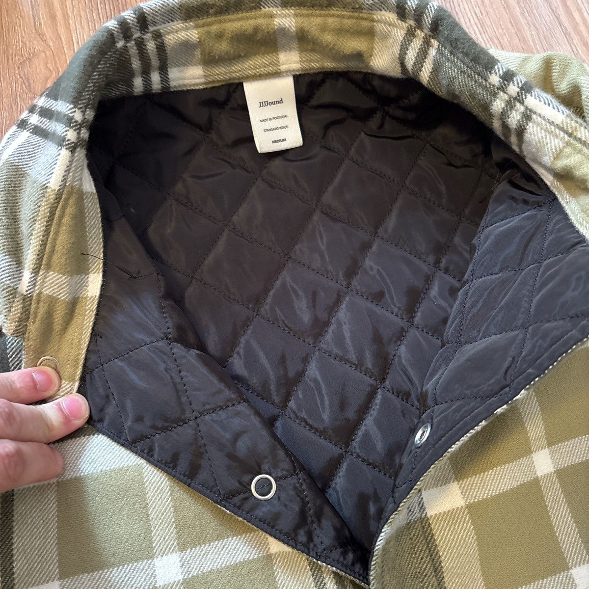 JJJJound Thermal shirt olive M Size US M / EU 48-50 / 2 - 4 Thumbnail