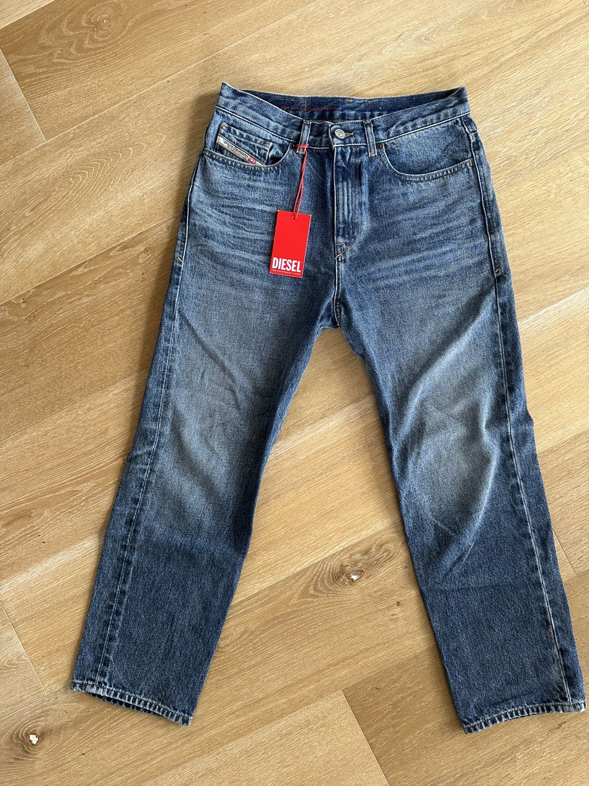Diesel Diesel 2016 5 Pocket Boyfriend Blue Jeans Size 26" / US 2 / IT 38 - 1 Thumbnail
