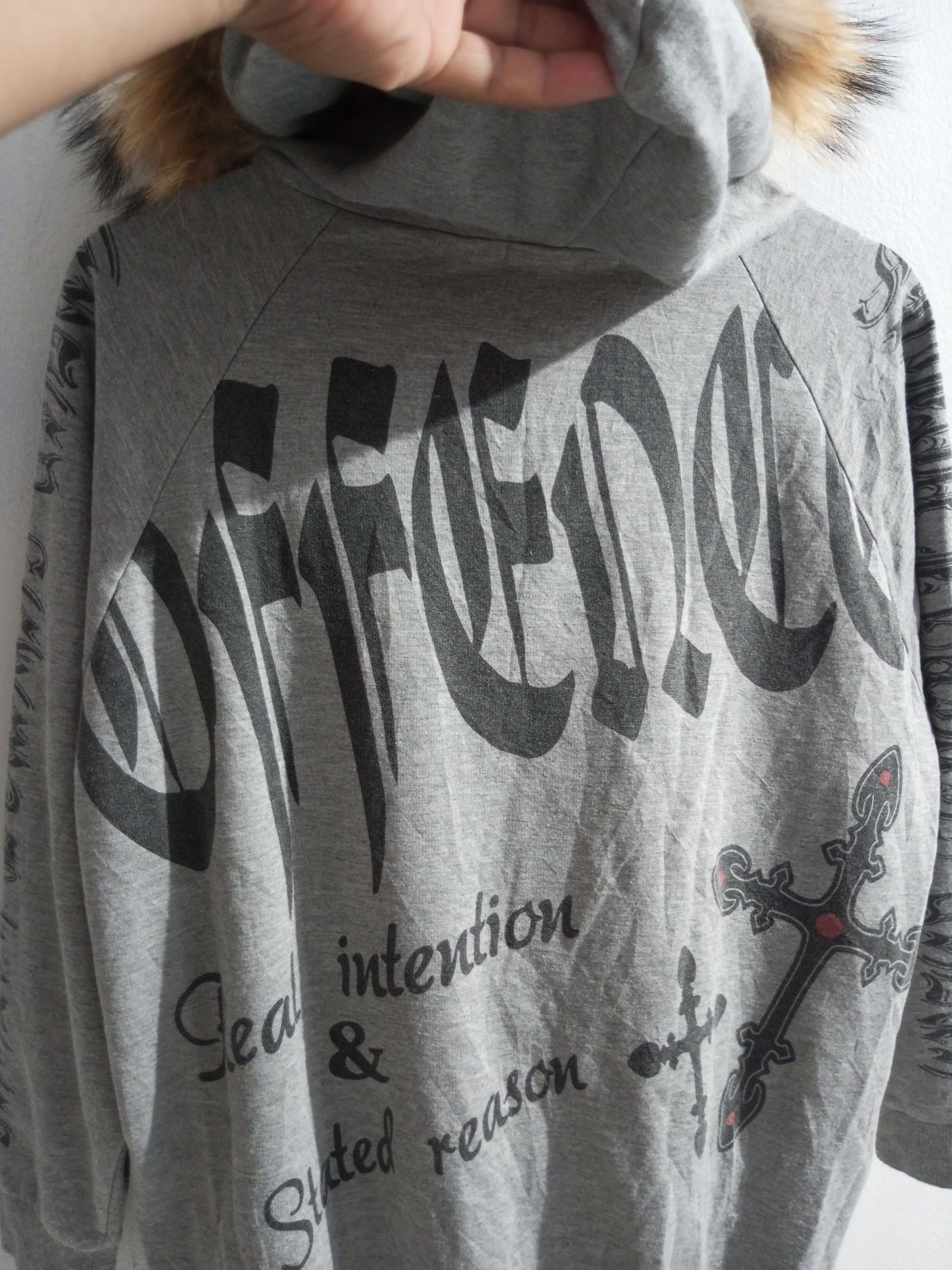 If Six Was Nine × Japanese Brand × Le Grande Bleu (L.G.B.) Vintage dig deep spellout fur hoodie Size US M / EU 48-50 / 2 - 7 Thumbnail