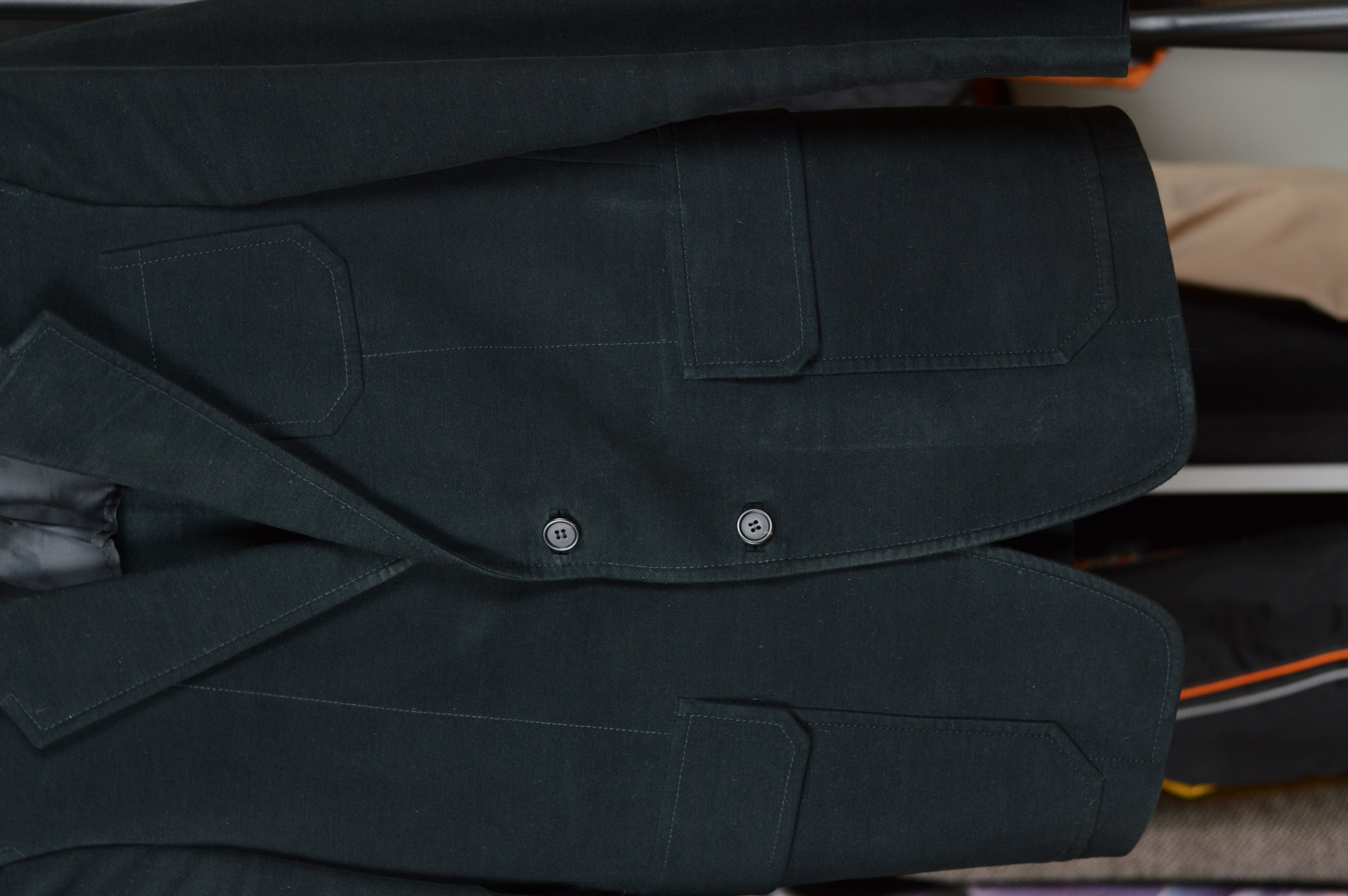 Prada Prada Two Button Black Blazer Size 48R - 3 Thumbnail