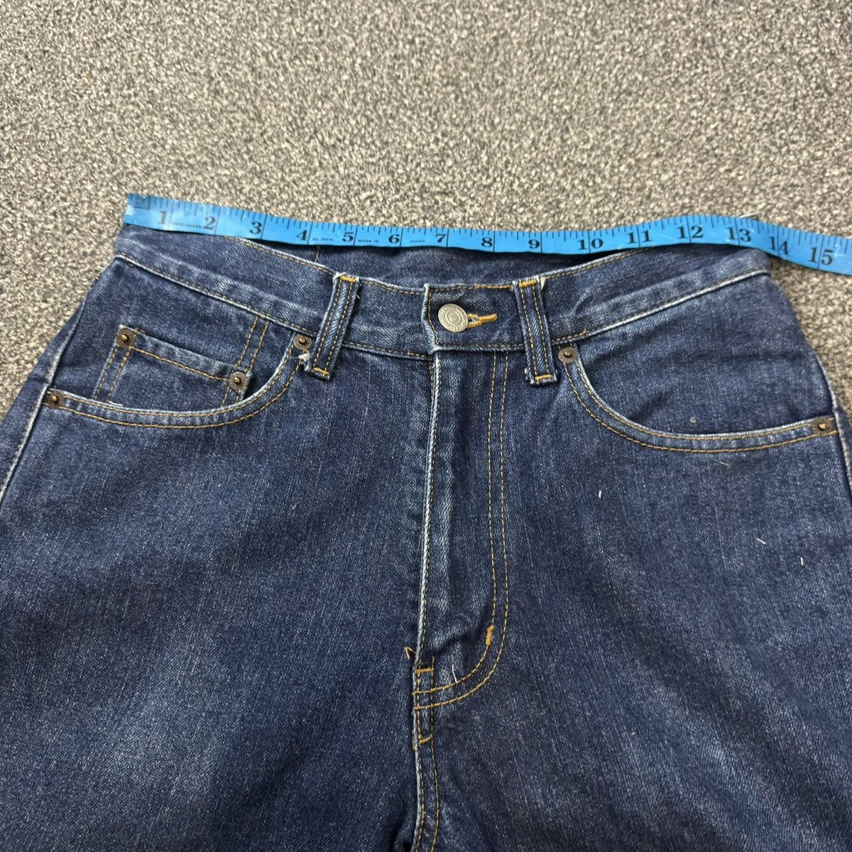 Warehouse 🔥🇯🇵 Vintage 90s Japanese Indigo Blue Warehouse Archive Jeans Size US 27 - 20 Thumbnail