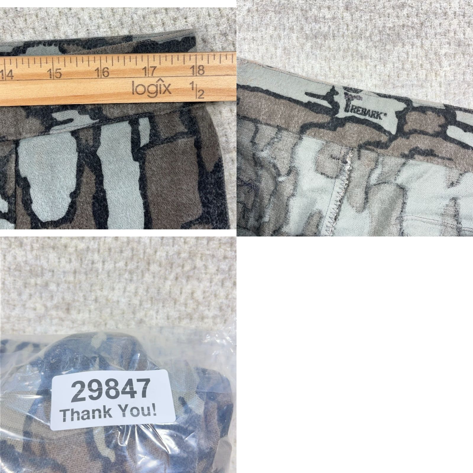 Realtree VINTAGE Realtree Camo Cargo Pants Men 36x30 Trebark 90s Chamois Cloth USA Baggy Size US 36 / EU 52 - 9 Thumbnail