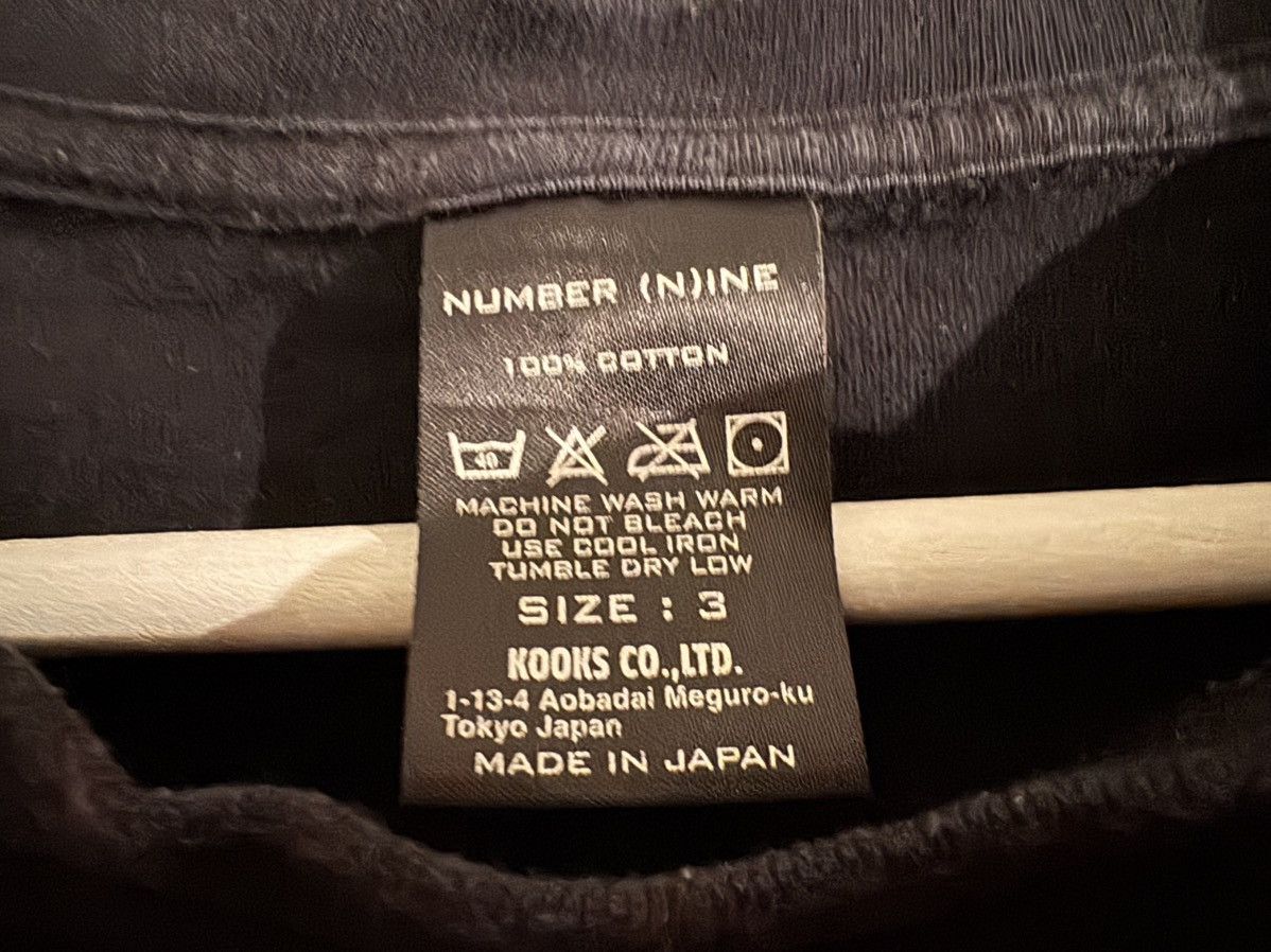 Number (N)ine Rare A/W 2003 “Aberdeen Pennyroyal Tea / Old No.9 Brand” Tee Size US L / EU 52-54 / 3 - 2 Thumbnail