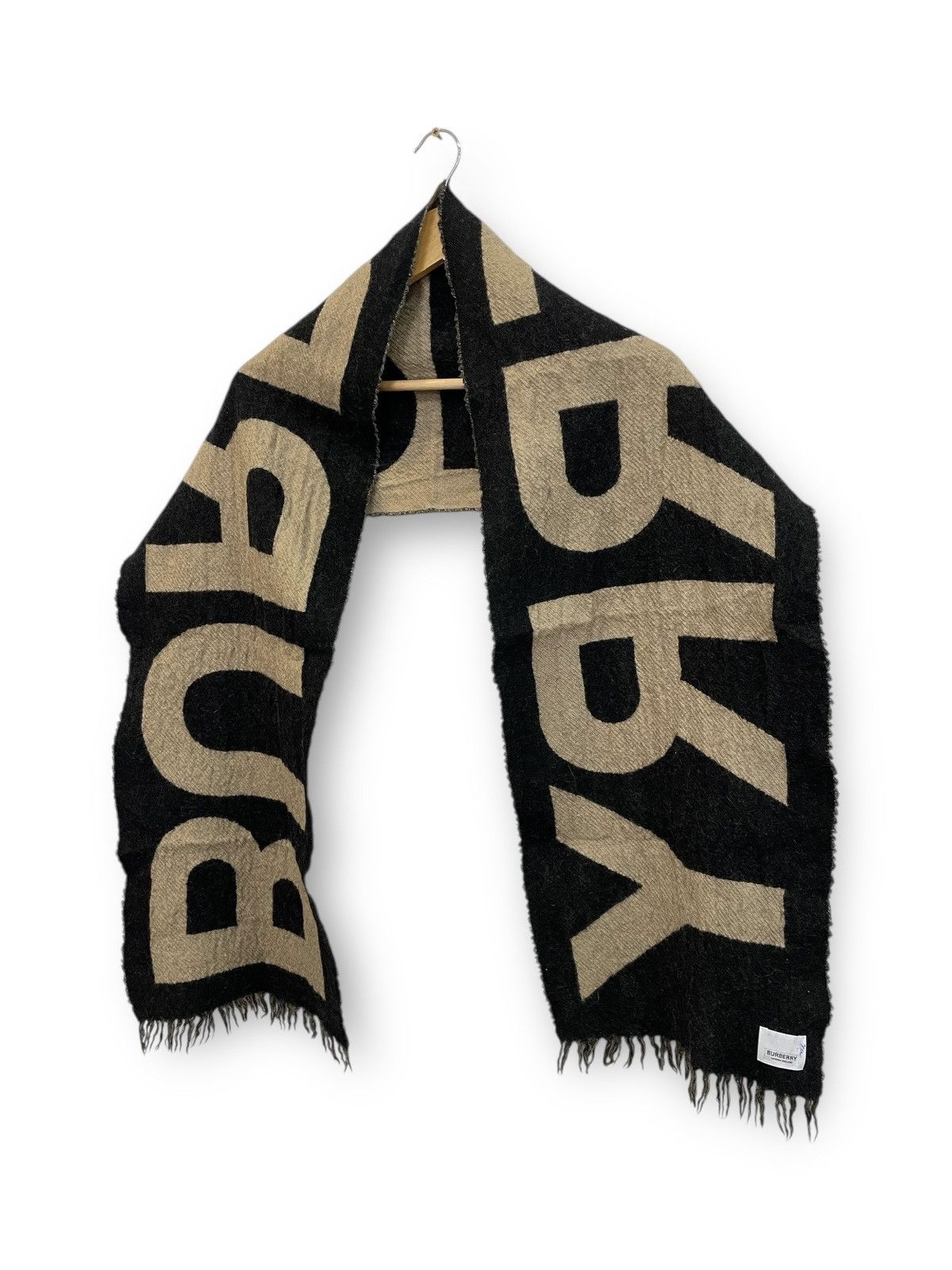 Burberry Burberry Wool Scarf – Made in England – 170×30 cm Size ONE SIZE - 3 Thumbnail