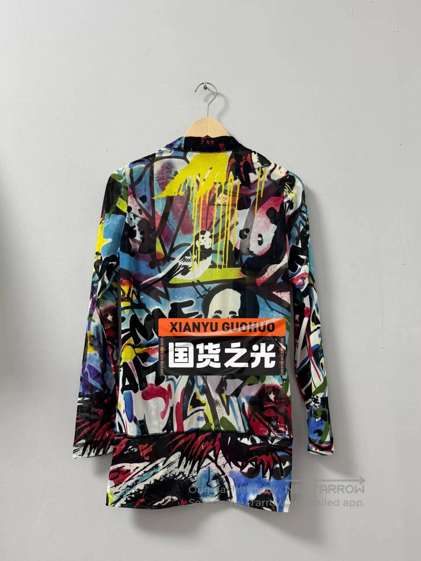 Vivienne Tam Vivienne Tam 1995 Mao Panda Graffiti Mesh Cardigan. Size S / US 4 / IT 40 - 2 Thumbnail