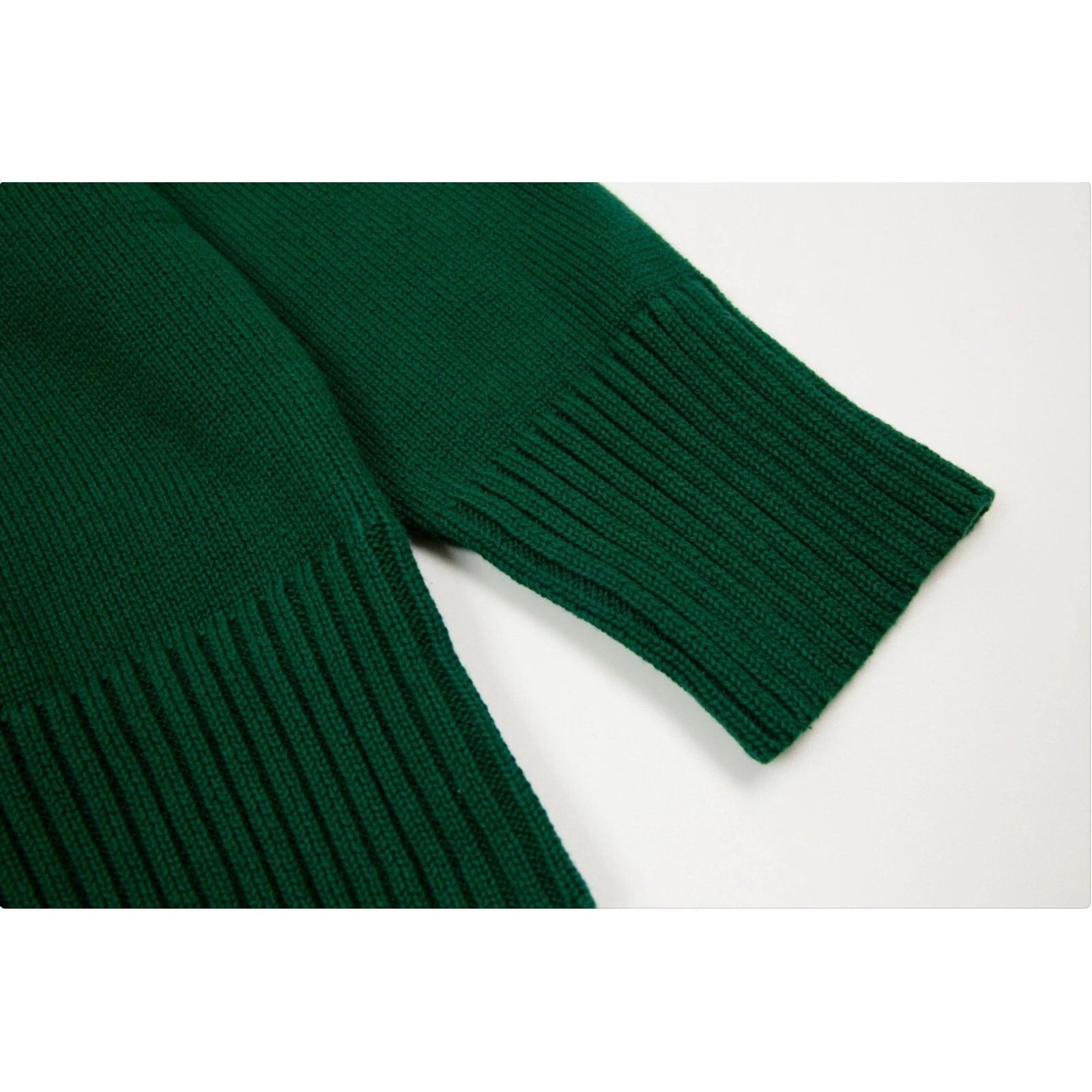 AMI AMI Alexandre Mattiussi Green Oversize Ami De Coeur Sweater Size US L / EU 52-54 / 3 - 8 Thumbnail