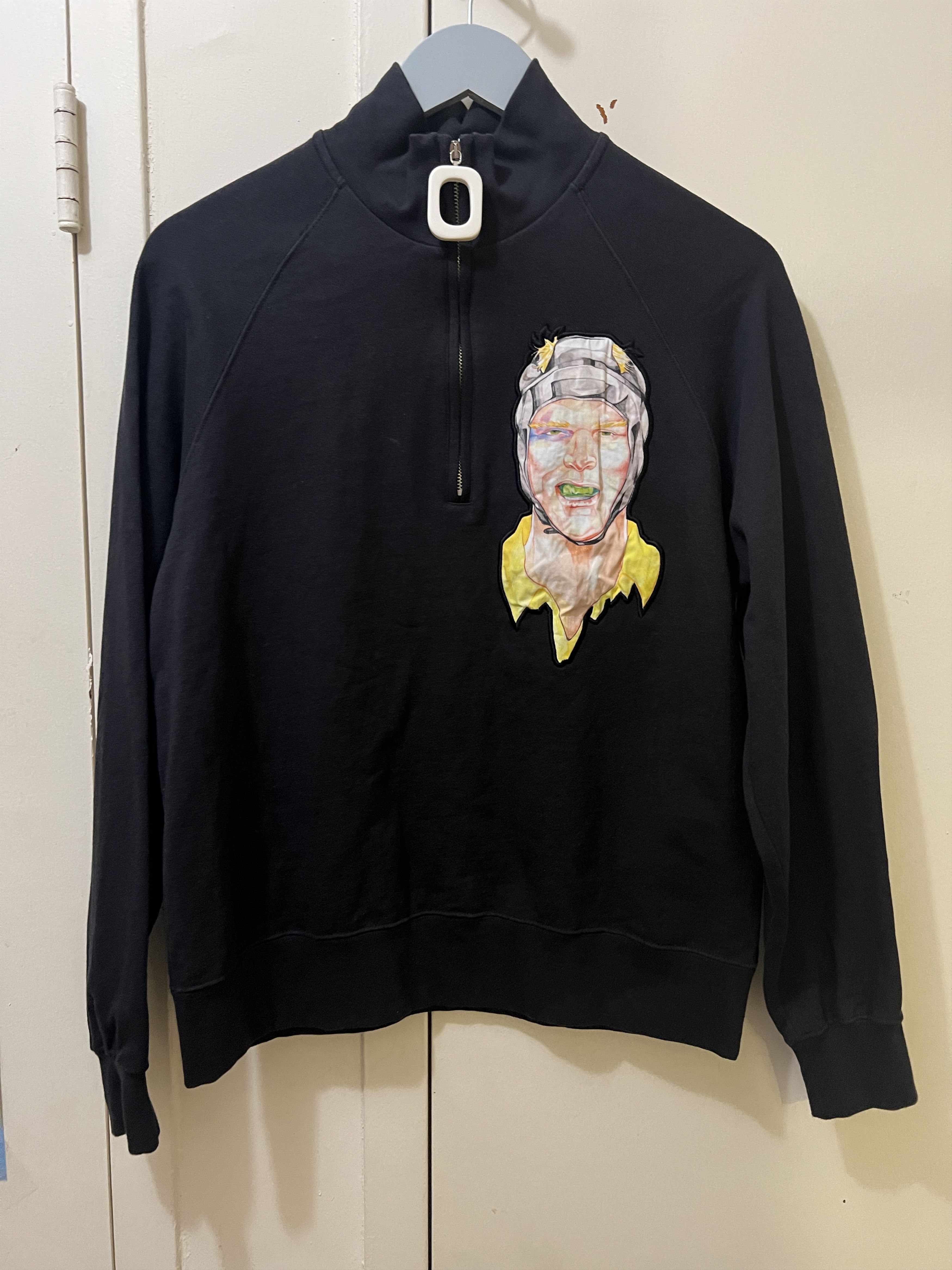 JW Anderson Rugby Applique Half-zip Sweater Size US M / EU 48-50 / 2 - 9 Thumbnail