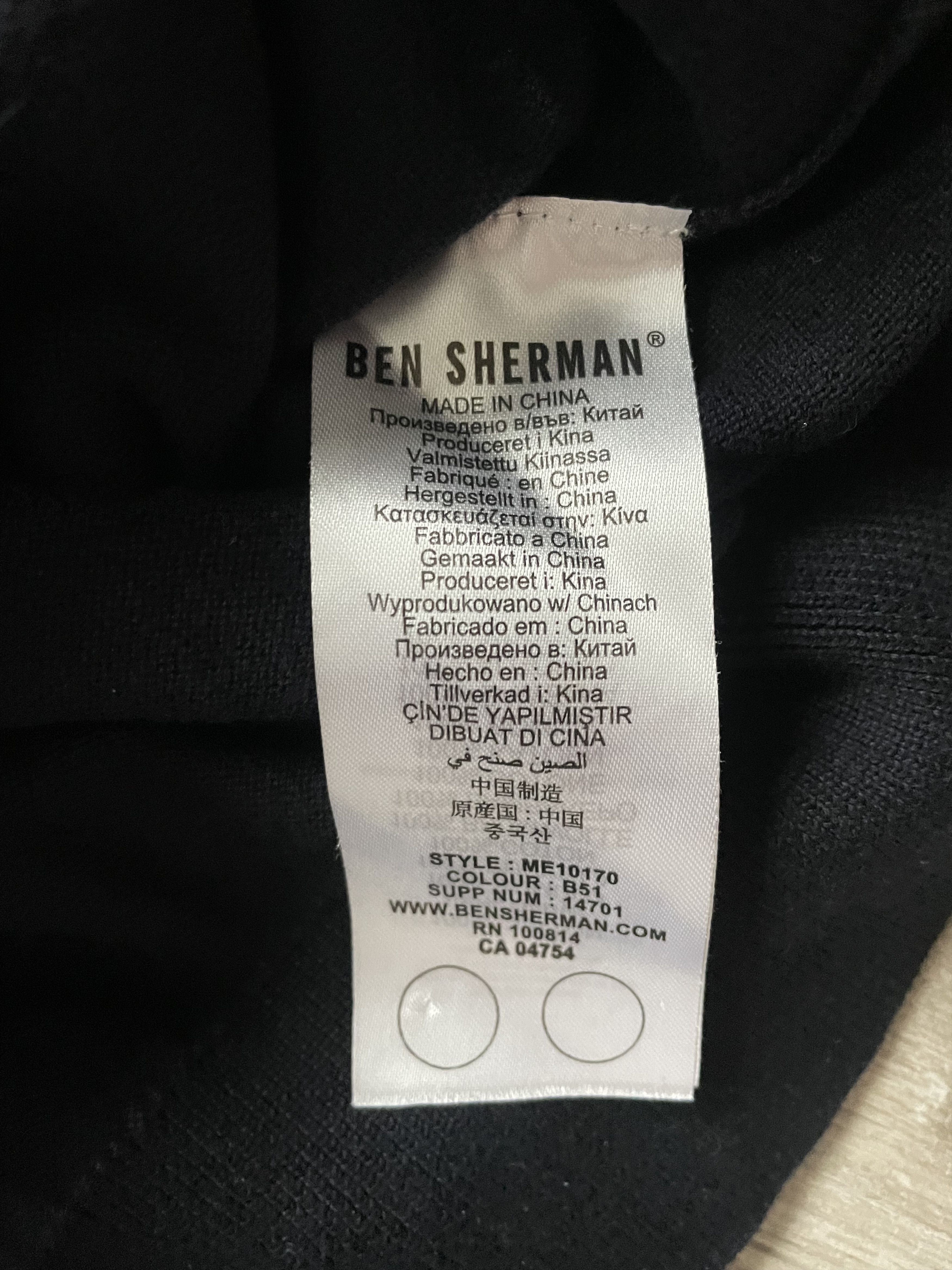 Ben Sherman Ben Sherman Cotton Navy Pullover Sweater M Size US M / EU 48-50 / 2 - 4 Thumbnail