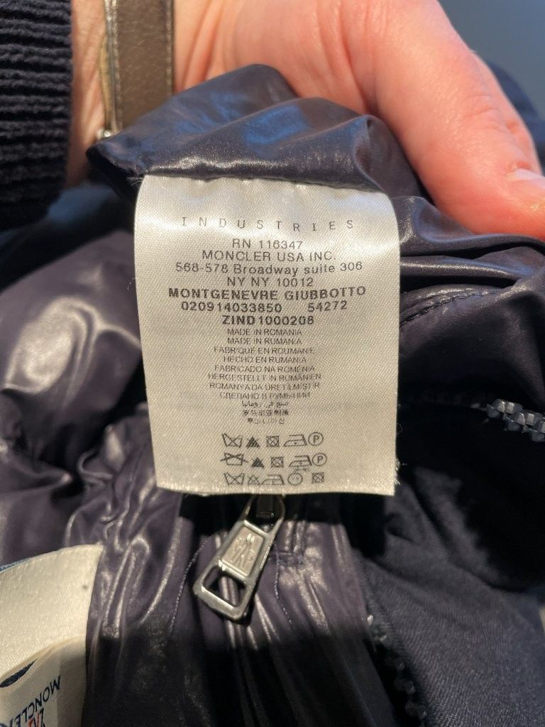 Moncler Moncler Montgenevre Hooded Wool Flannel Quilted Puffer Navy Size US L / EU 52-54 / 3 - 10 Thumbnail