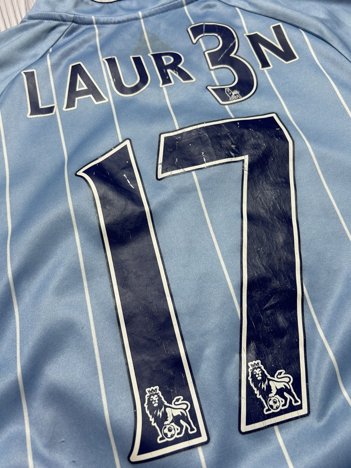 Le Coq Sportif Manchester City 2007 2008 Home Soccer Jersey Football Shirt Size US S / EU 44-46 / 1 - 13 Thumbnail