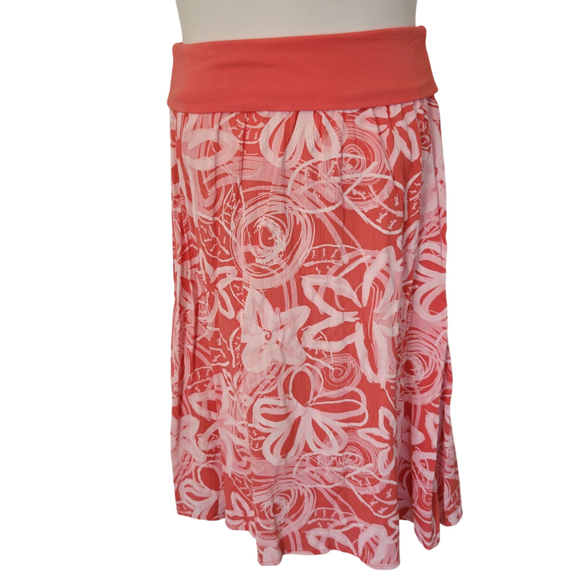 Other Fresh Produce Strapless Coral Floral Convertible Sundress Sk Size M / US 6-8 / IT 42-44 - 7 Thumbnail