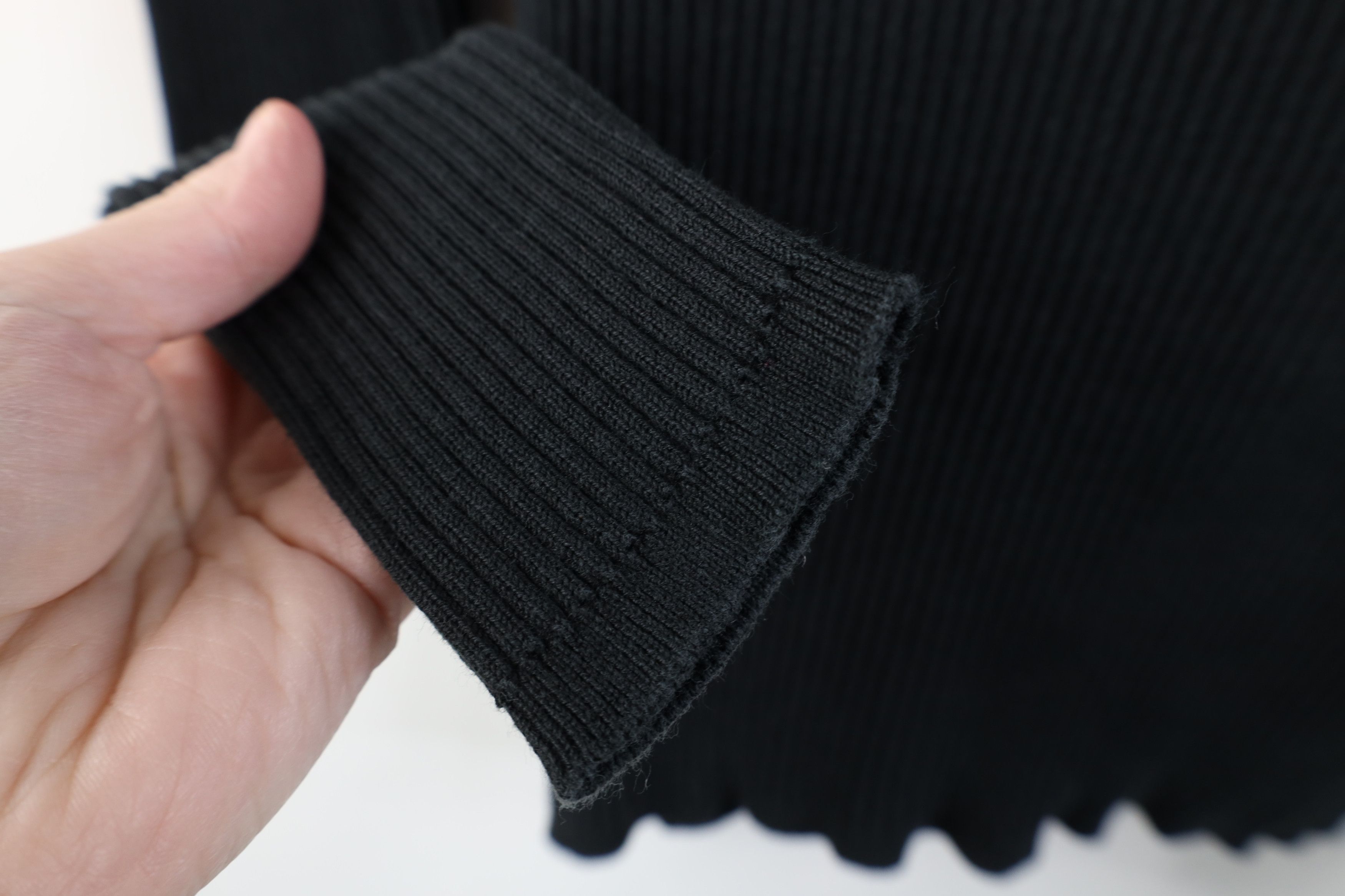 Vintage Vintage 90s Y2K Babydoll Knit Stretch Mock Neck Sweater Size XL / US 12-14 / IT 48-50 - 7 Thumbnail