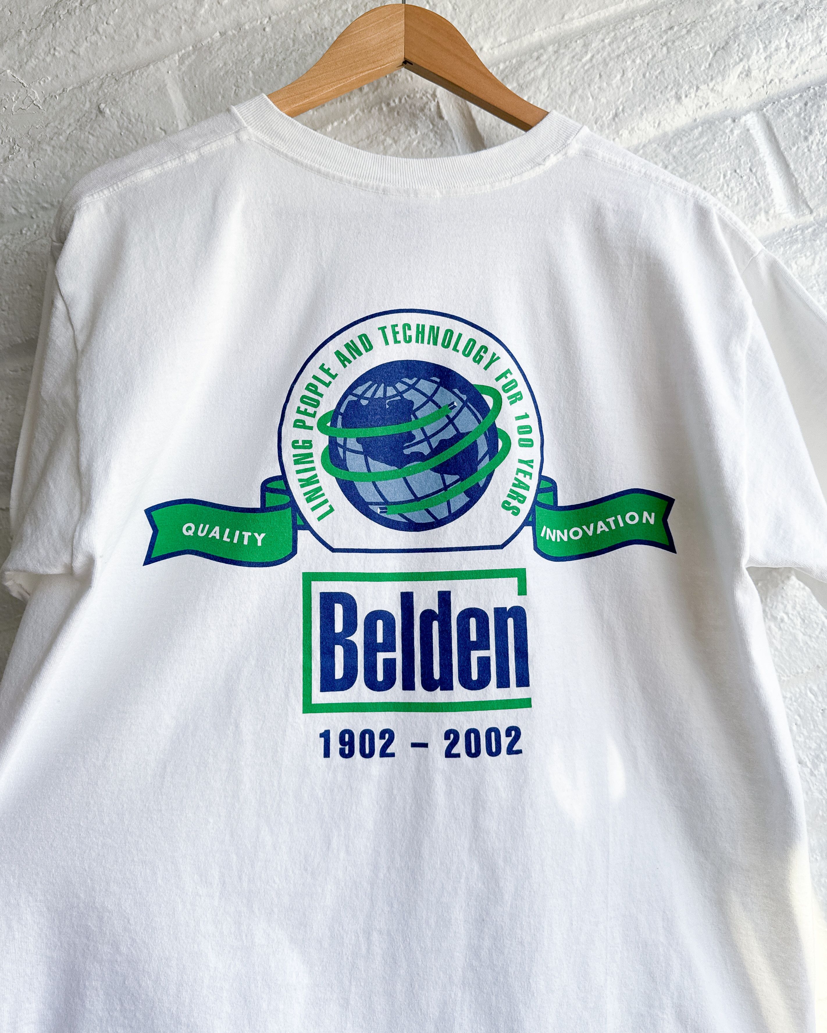 Vintage Vintage Belden Fiber Optic Manufacturing T Shirt Y2K Men's L Size US L / EU 52-54 / 3 - 2 Thumbnail