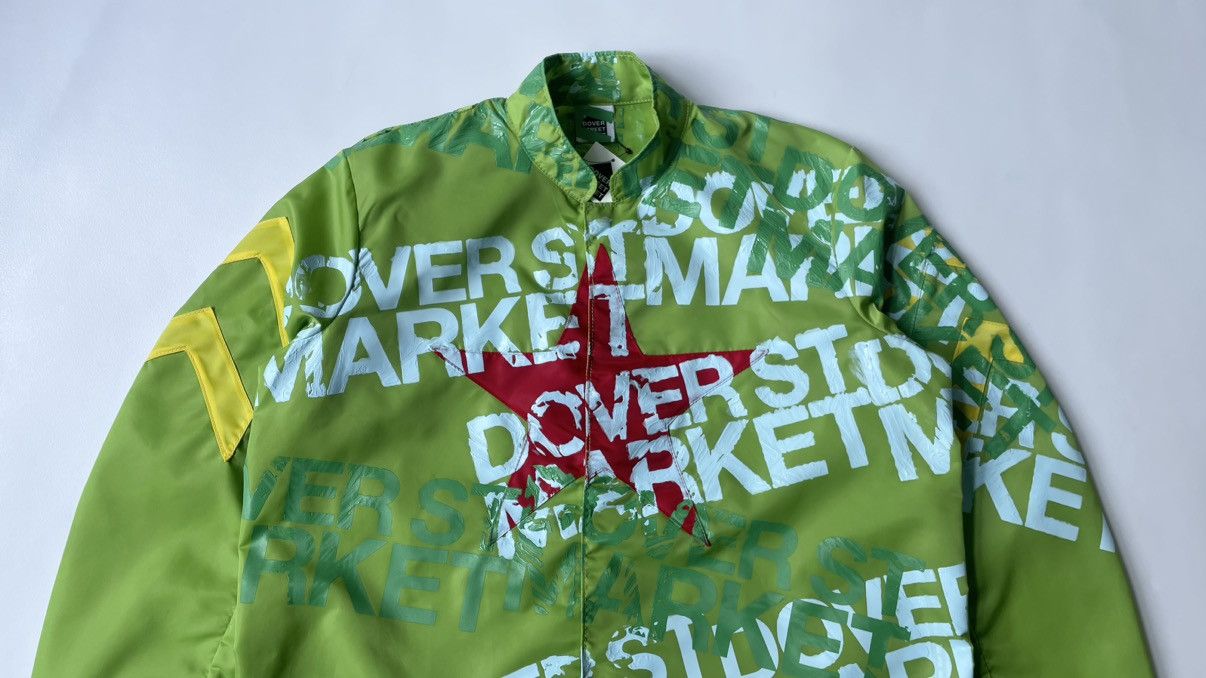 Painted Lime Nylon Utility Jacket
