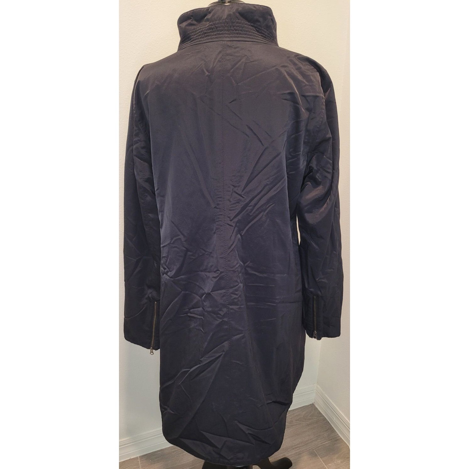 Eileen Fisher Eileen Fisher Black Fleece-Lined Moto Jacket Outerwear M Size M / US 6-8 / IT 42-44 - 4 Thumbnail