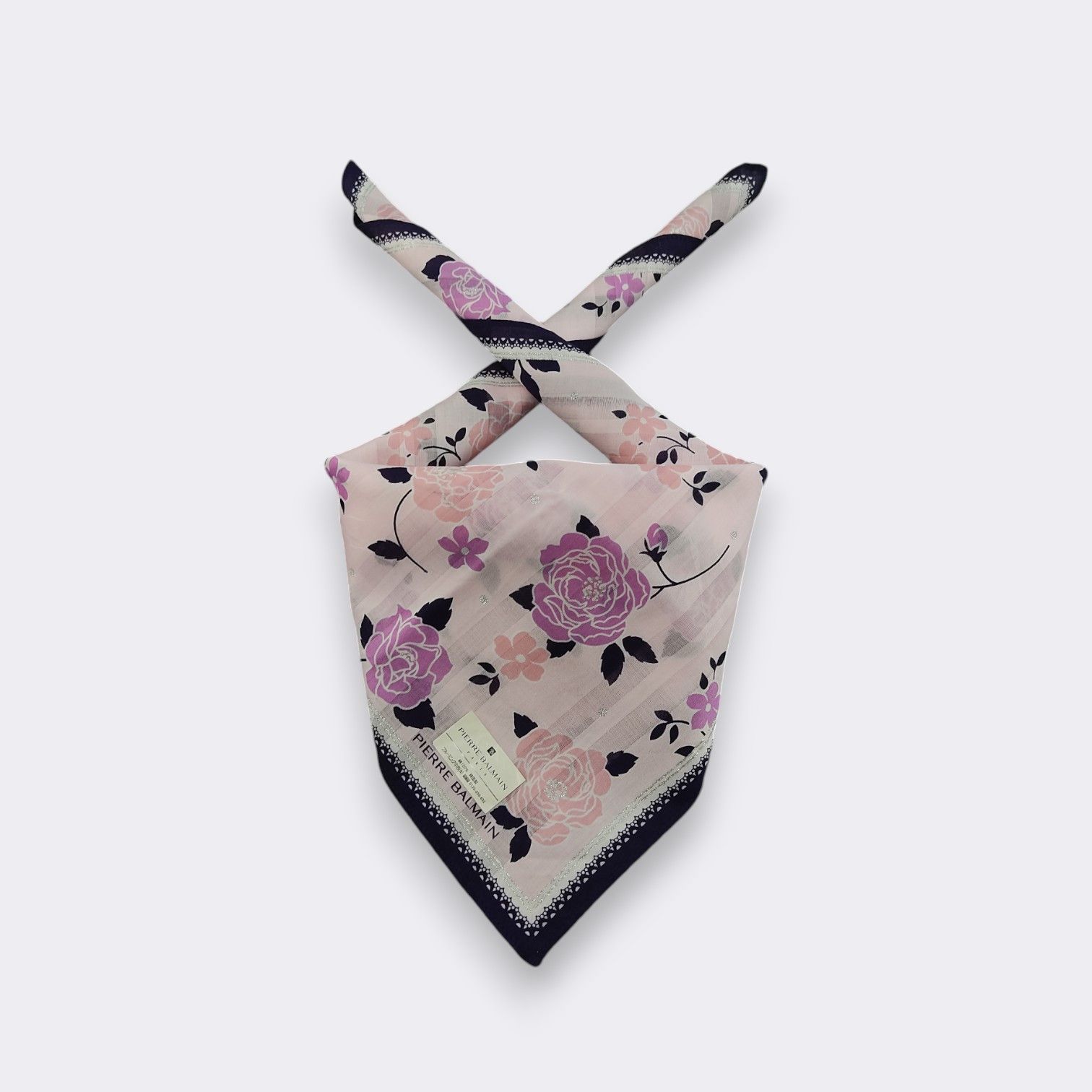 Pierre Balmain Vintage Pierre Balmain Handkerchief Neckerchief H018F Size ONE SIZE - 1 Thumbnail